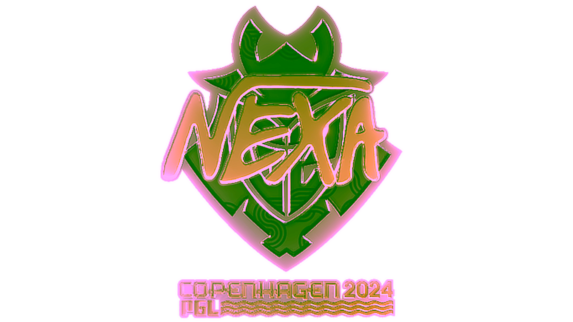 Display for Sticker | nexa (Gold) | Copenhagen 2024