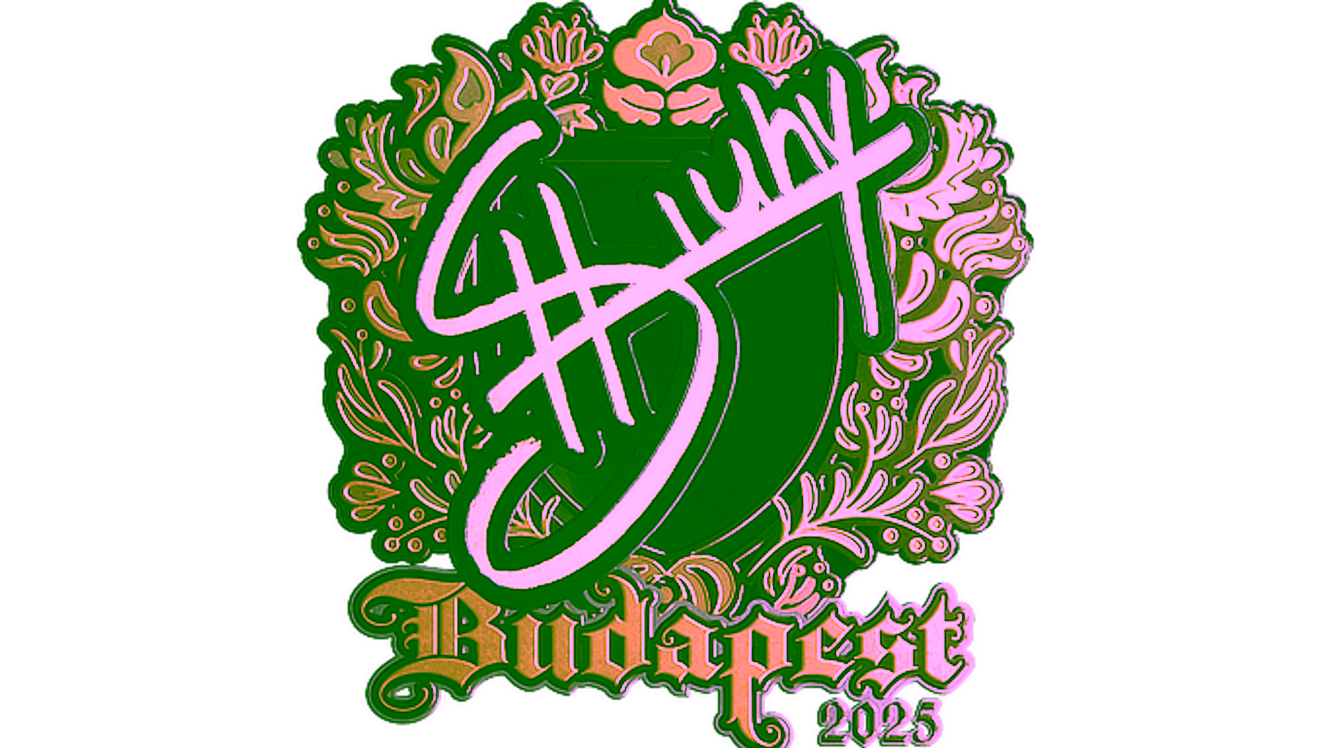 Rodyti Sticker | siuhy (Gold) | Budapest 2025