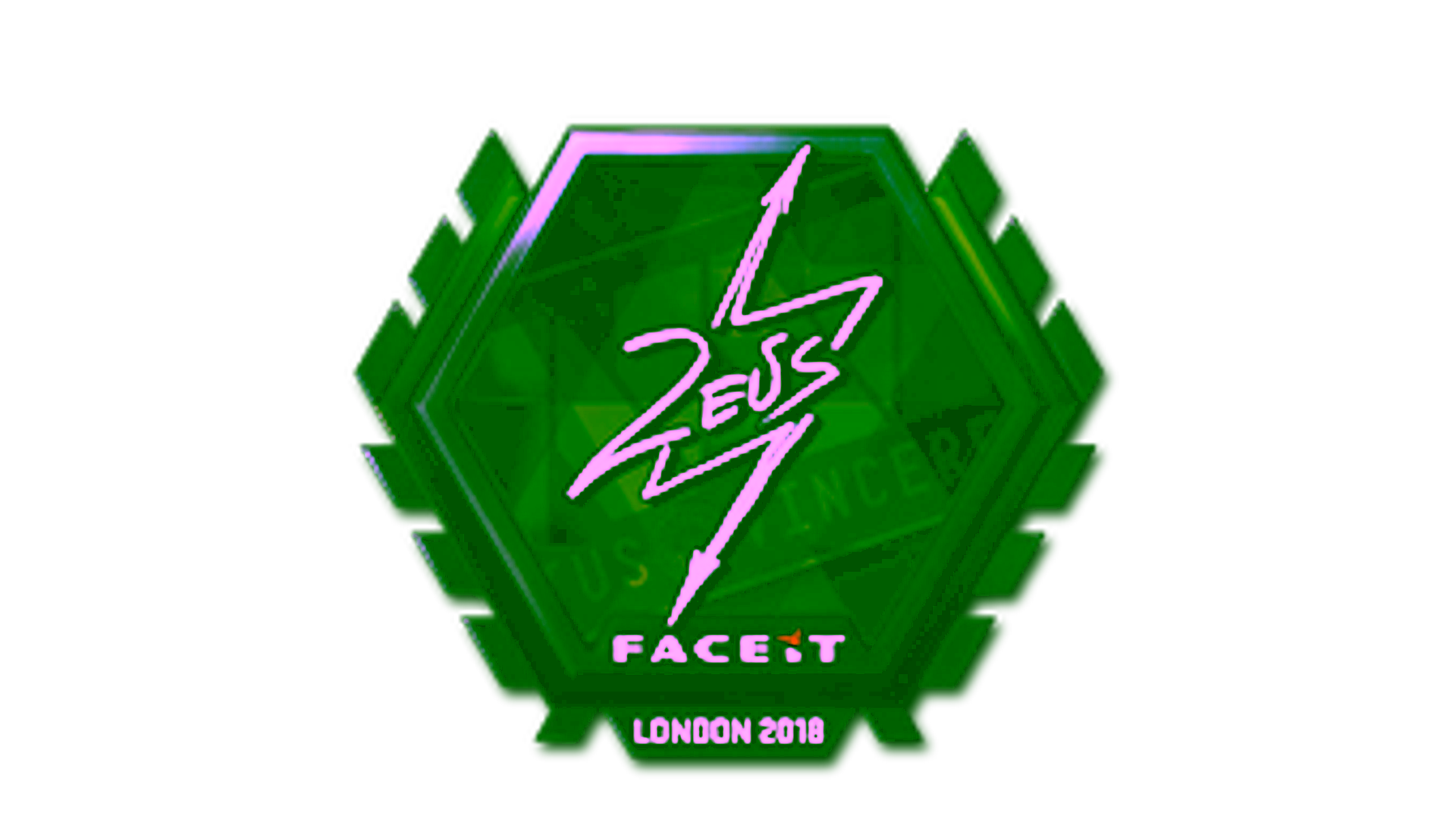 Display for Sticker | Zeus (Foil) | London 2018