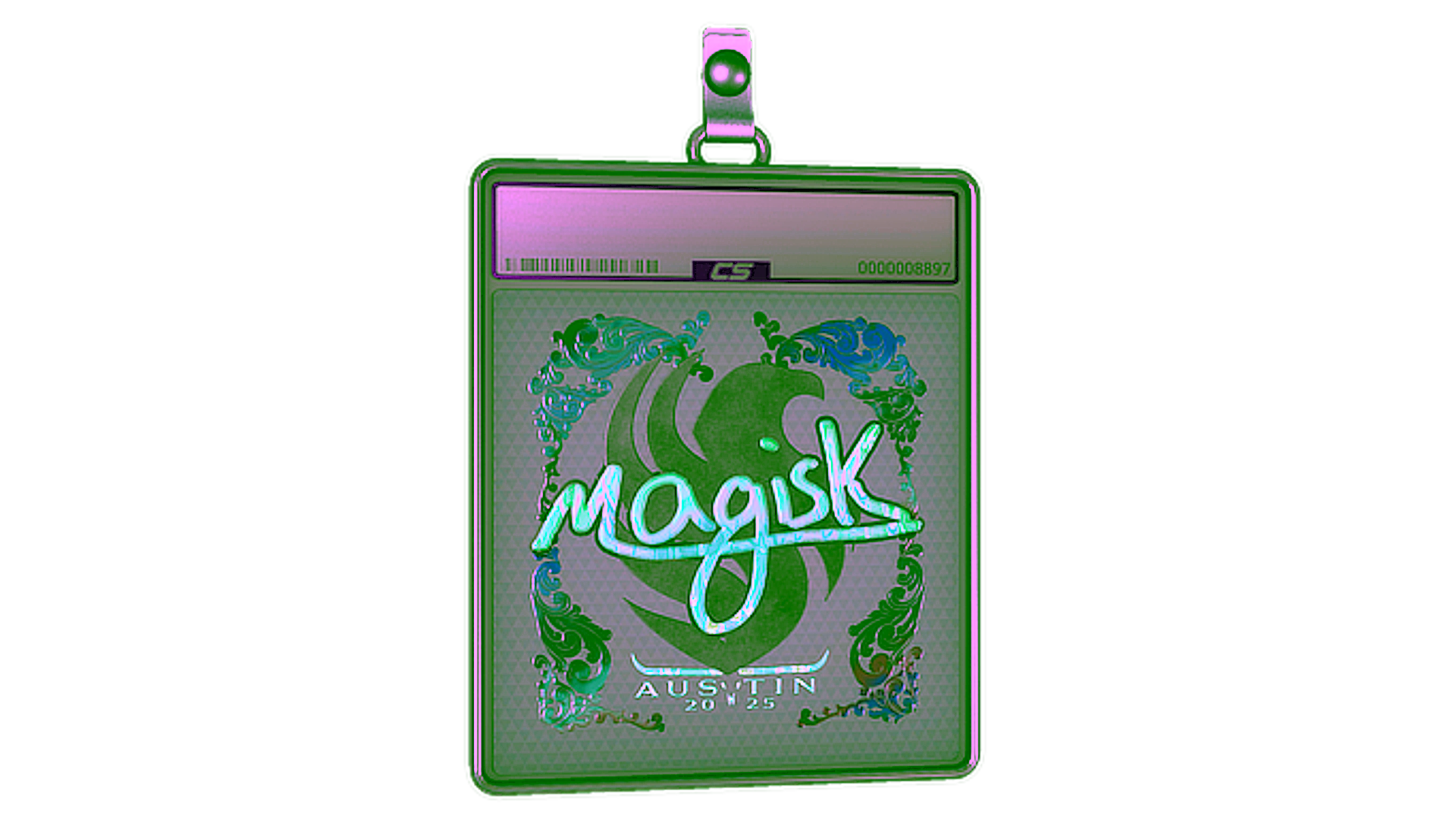 Display for Sticker Slab | Magisk (Holo) | Austin 2025