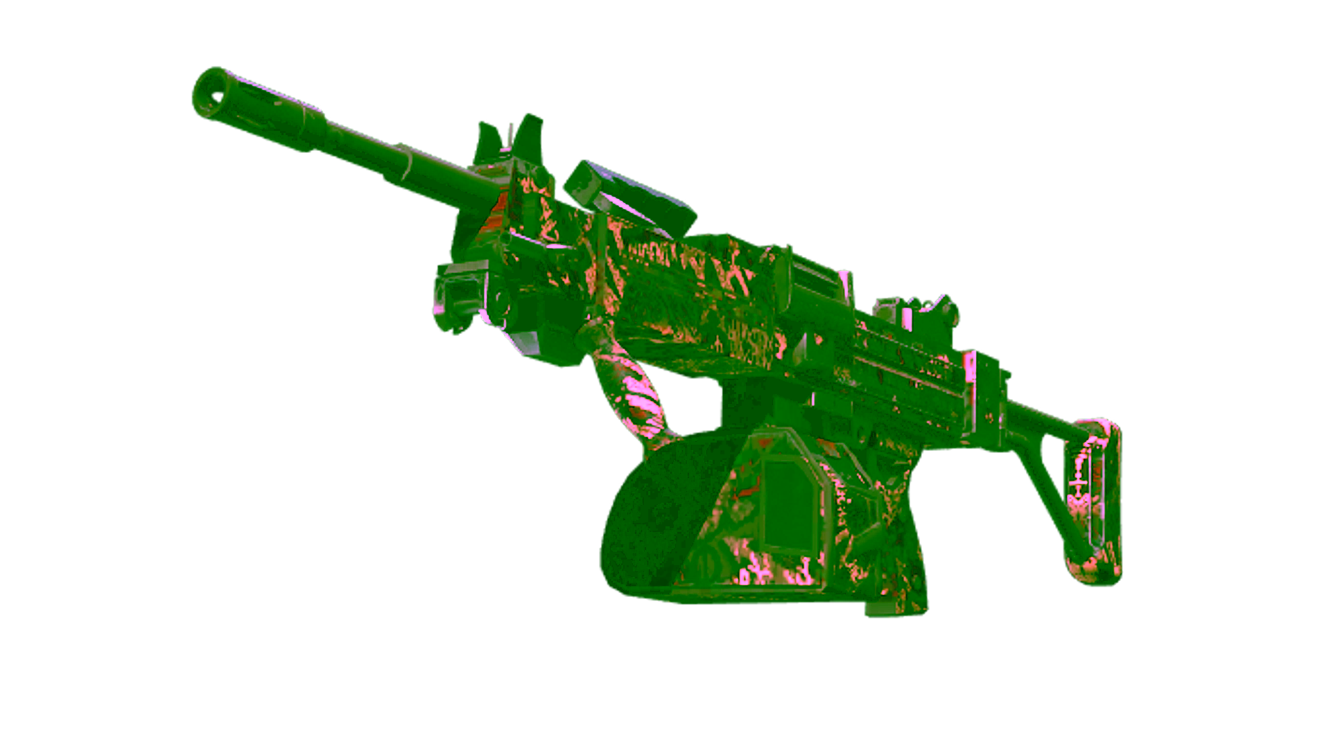 Display for Souvenir Negev | Phoenix Stencil (Well-Worn)
