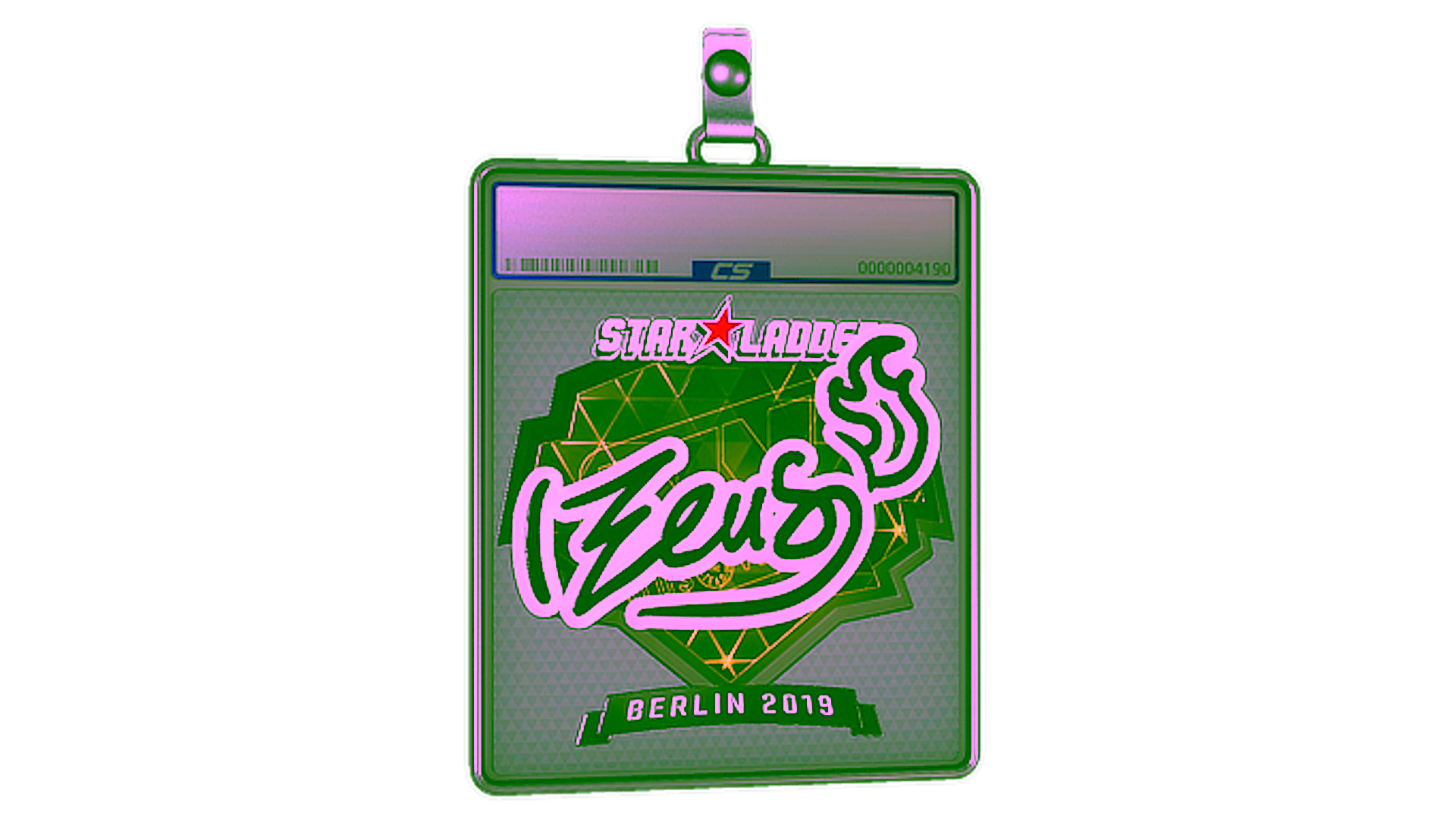 Display for Sticker Slab | Zeus (Foil) | Berlin 2019