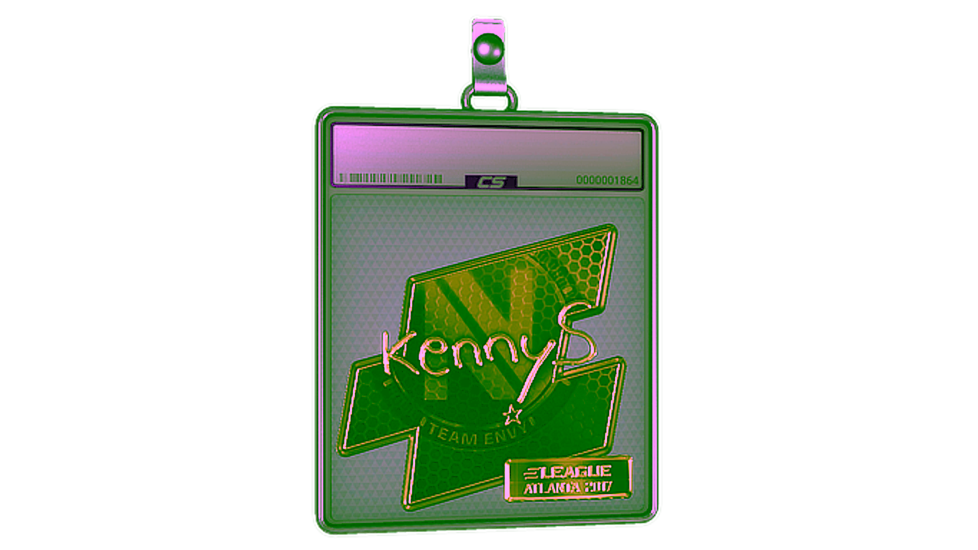 Anzeige für Sticker Slab | kennyS (Gold) | Atlanta 2017