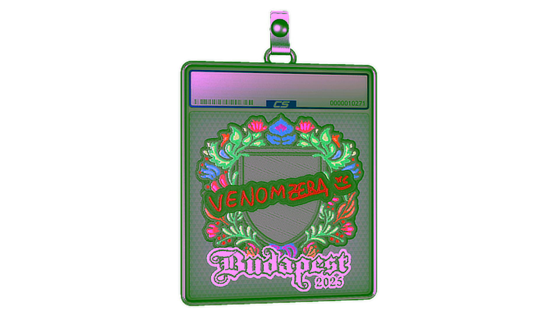 Display for Sticker Slab | venomzera (Embroidered) | Budapest 2025