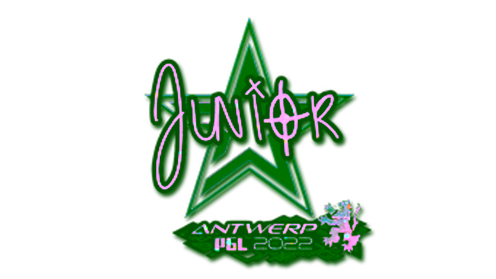 Display for Sticker | junior (Glitter) | Antwerp 2022