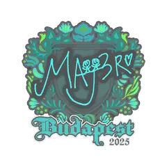 Sticker MAJ3R Budapest 2025