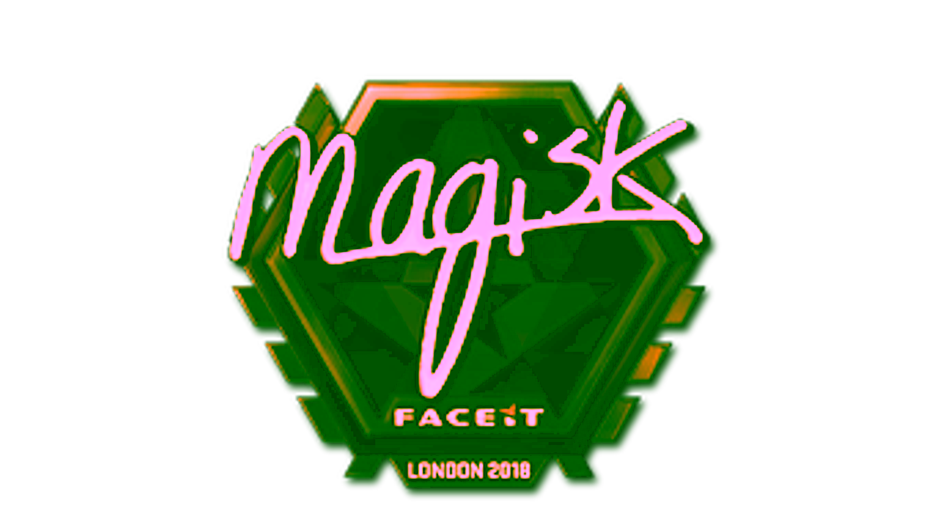 Display for Sticker | Magisk (Gold) | London 2018
