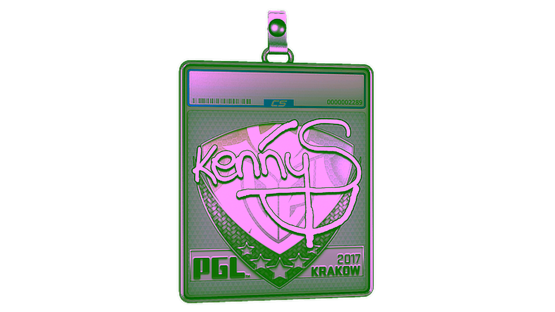 Mostrar para Sticker Slab | kennyS | Krakow 2017