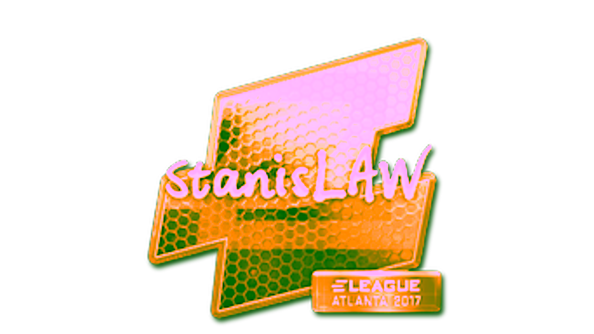Affichage pour Sticker | stanislaw (Gold) | Atlanta 2017