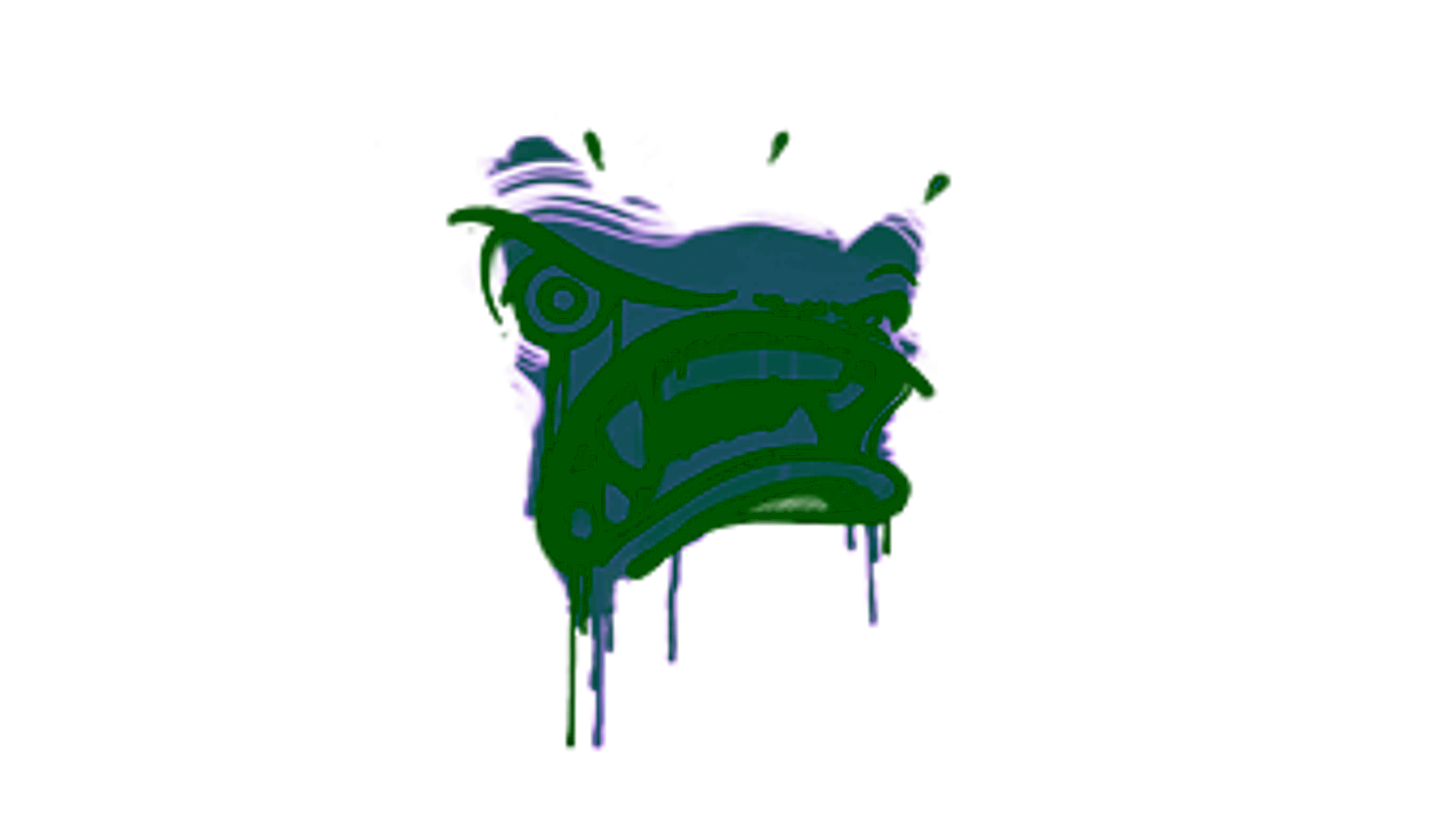 Display for Sealed Graffiti | Rage Mode (Monster Purple)