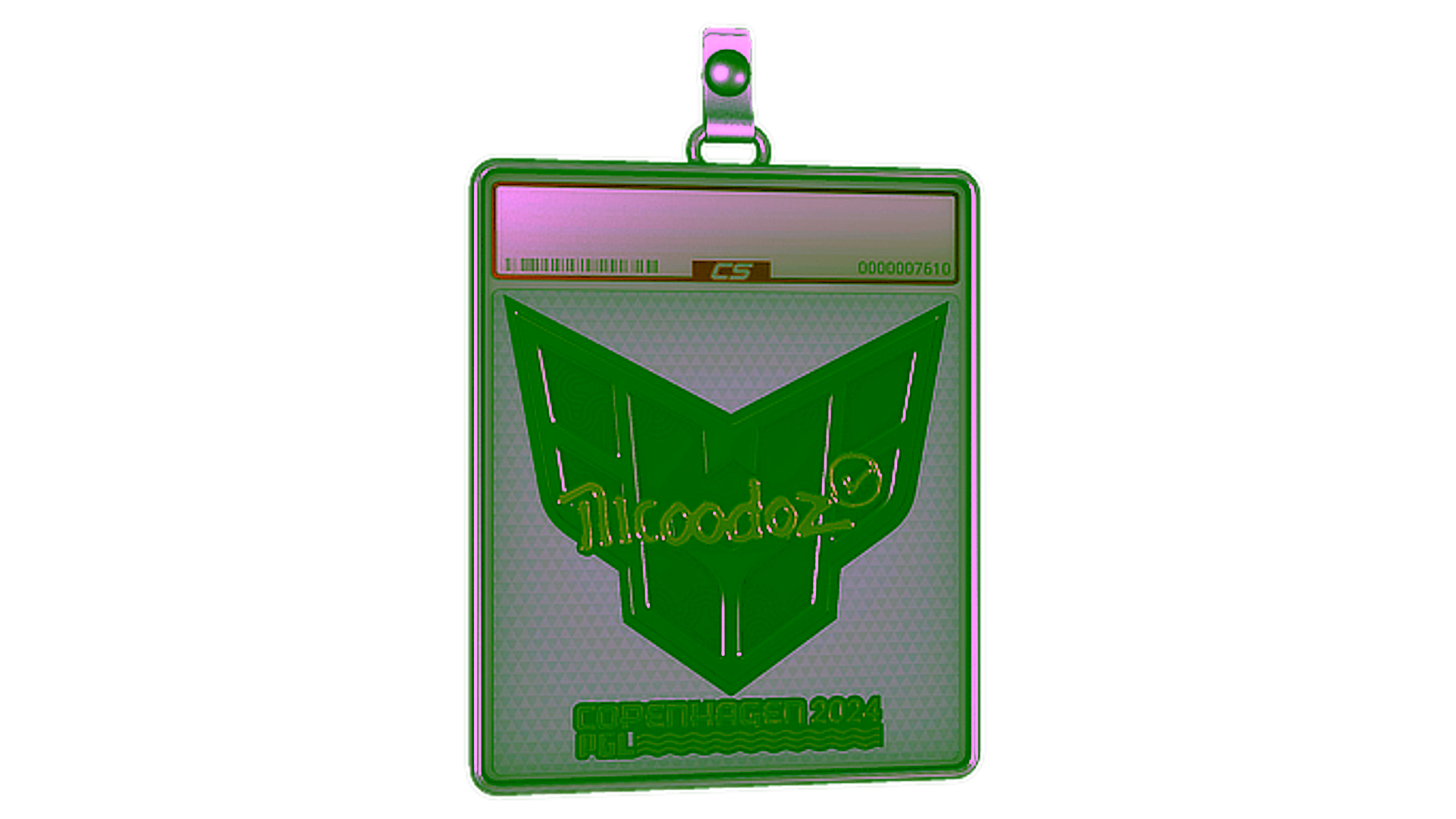 Display for Sticker Slab | nicoodoz (Gold) | Copenhagen 2024