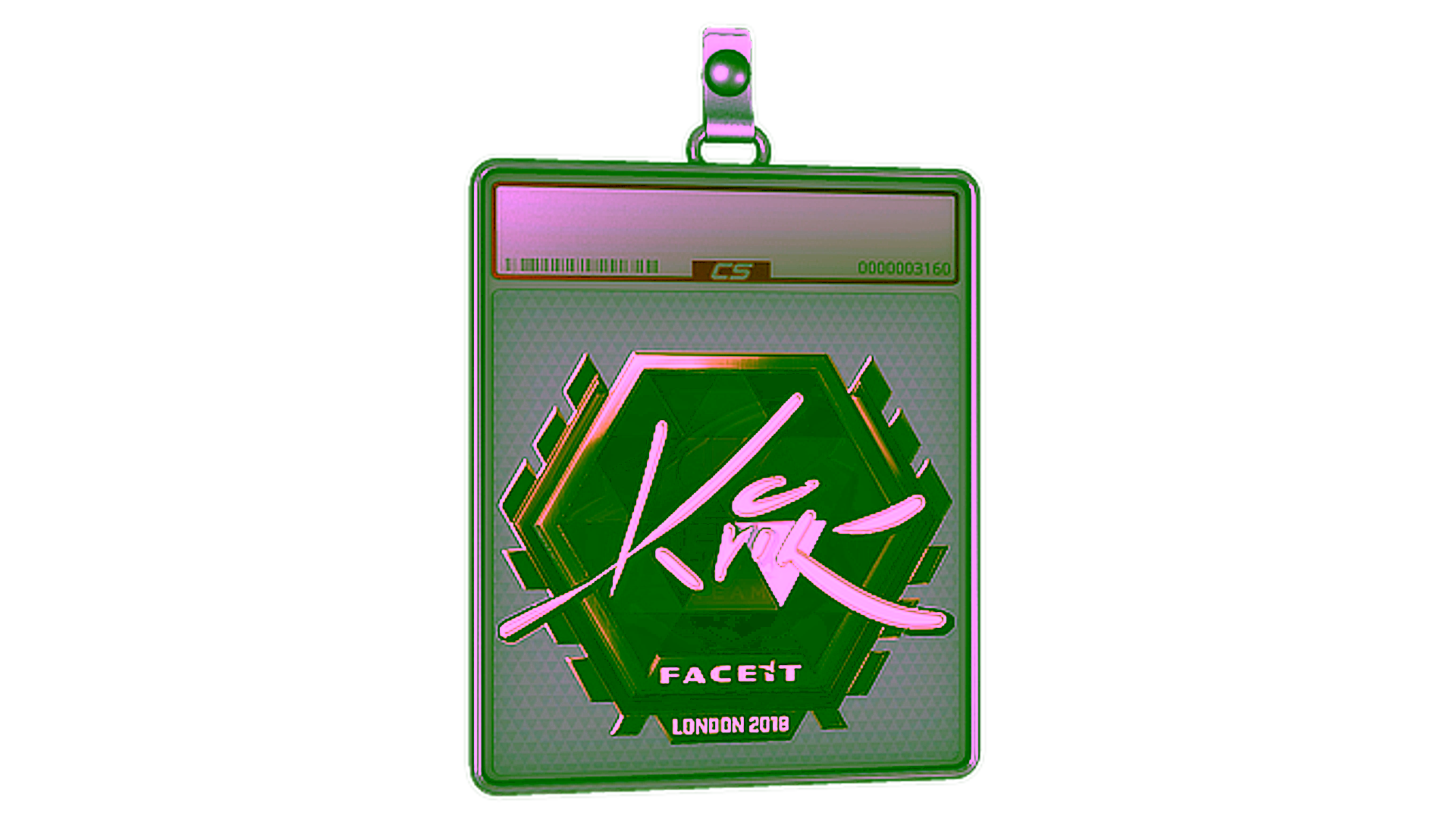 Display for Sticker Slab | Kvik (Gold) | London 2018