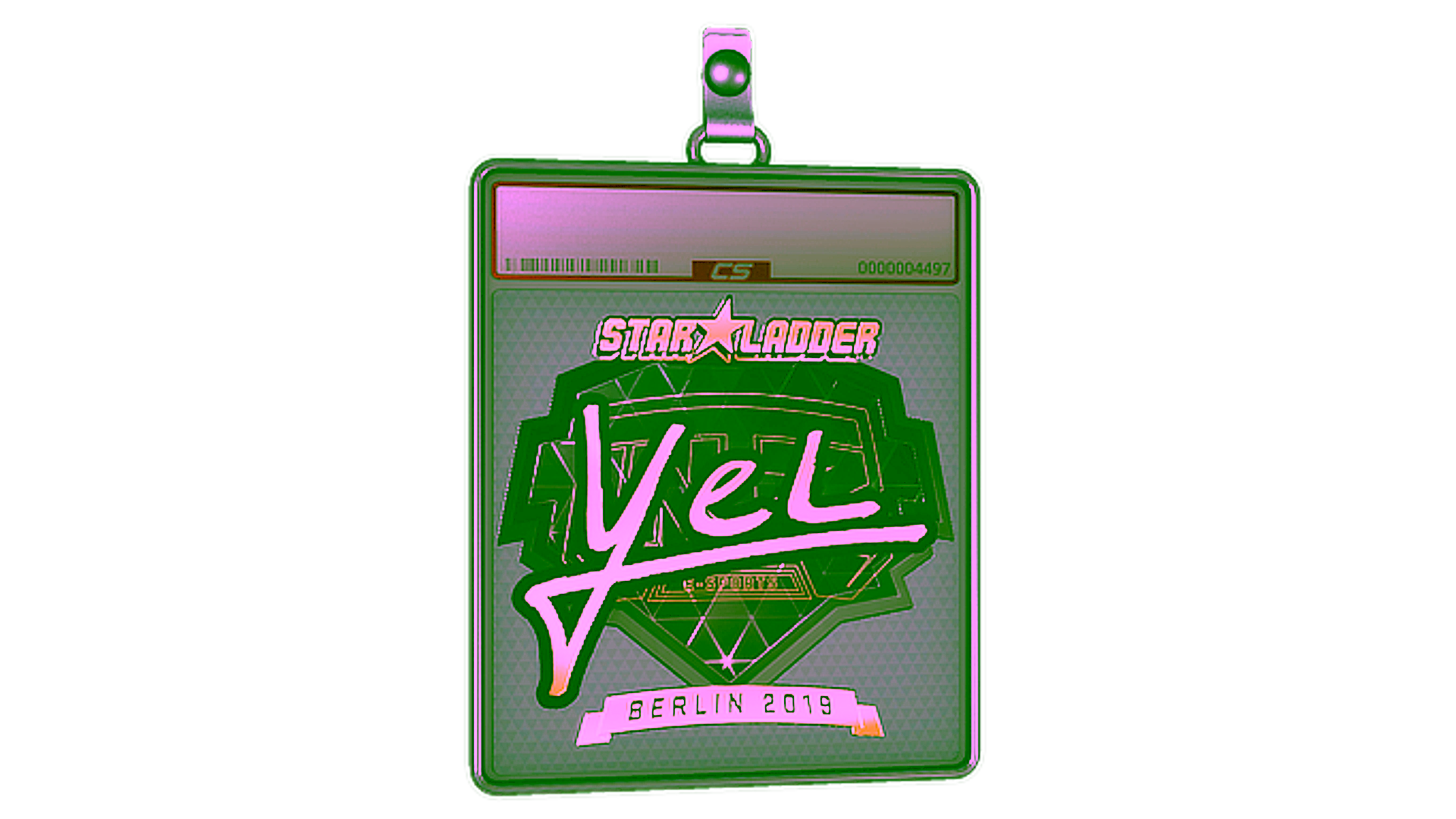 Display for Sticker Slab | yel (Gold) | Berlin 2019