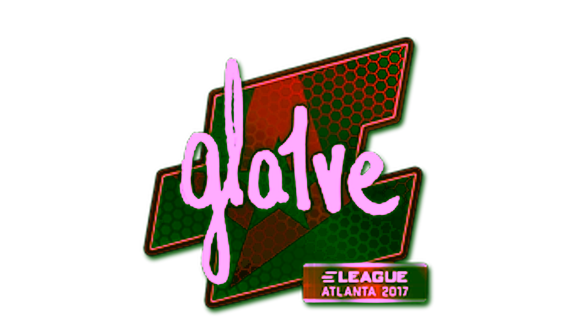 Display for Sticker | gla1ve | Atlanta 2017