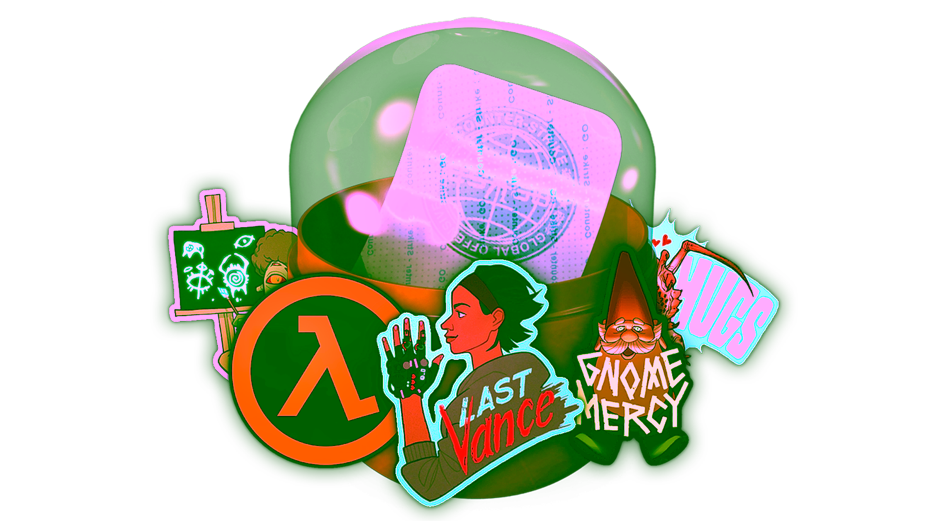 Display for Half-Life: Alyx Sticker Capsule