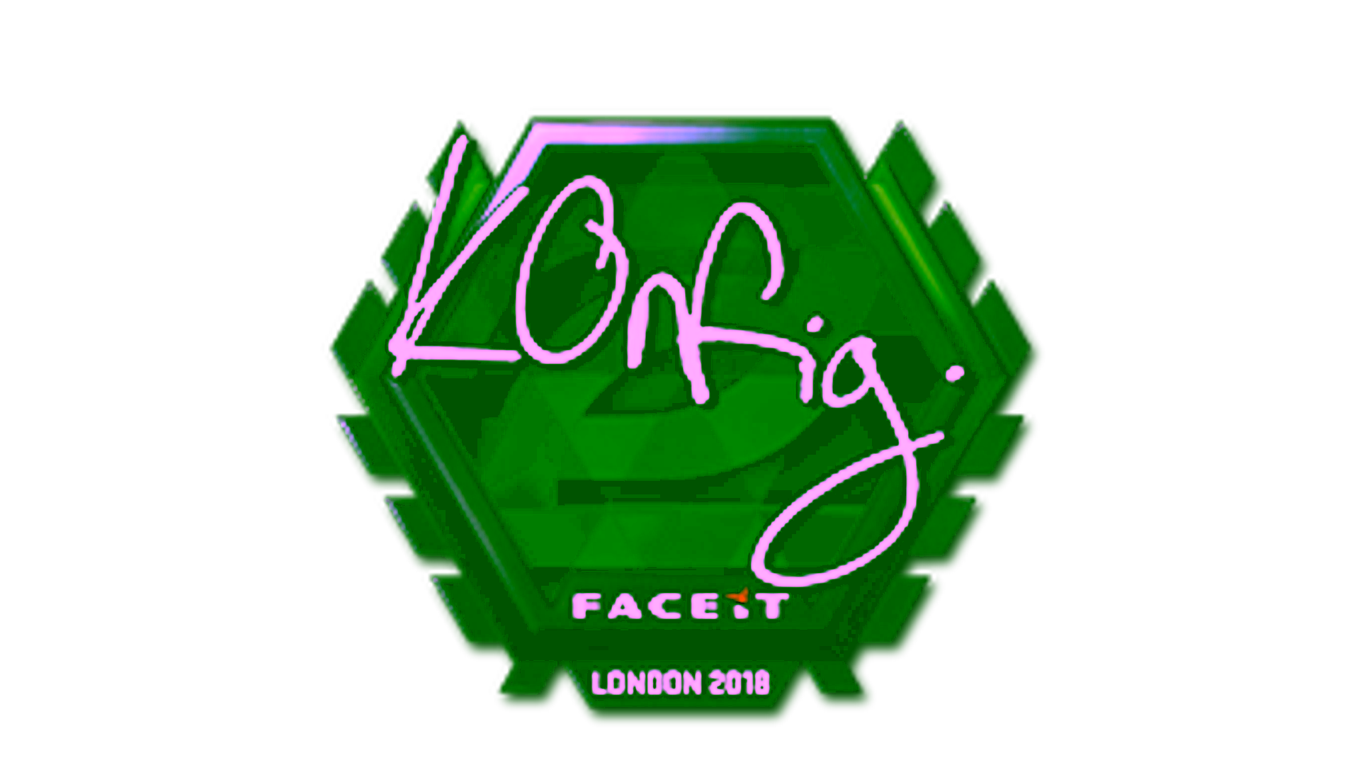 Display for Sticker | k0nfig (Foil) | London 2018