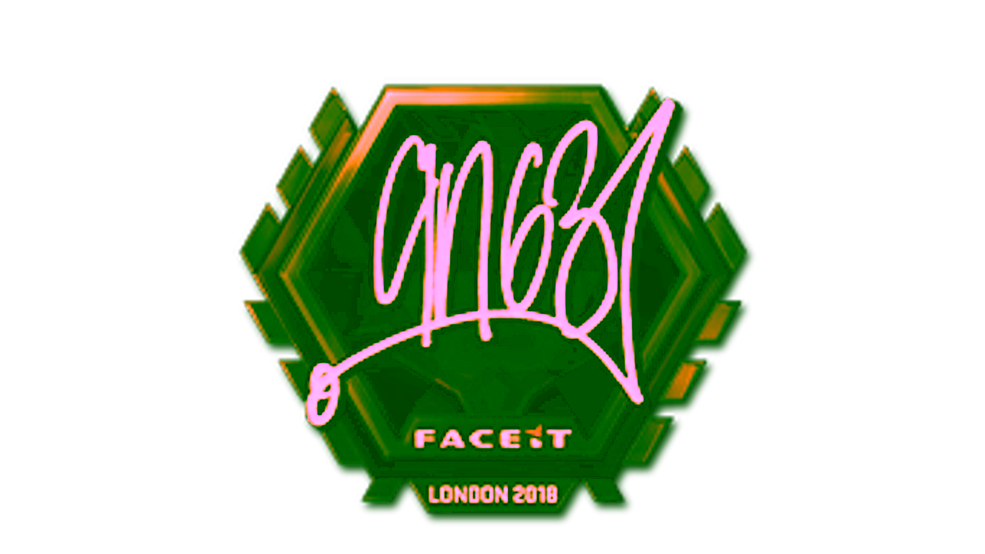 Display for Sticker | ANGE1 (Gold) | London 2018