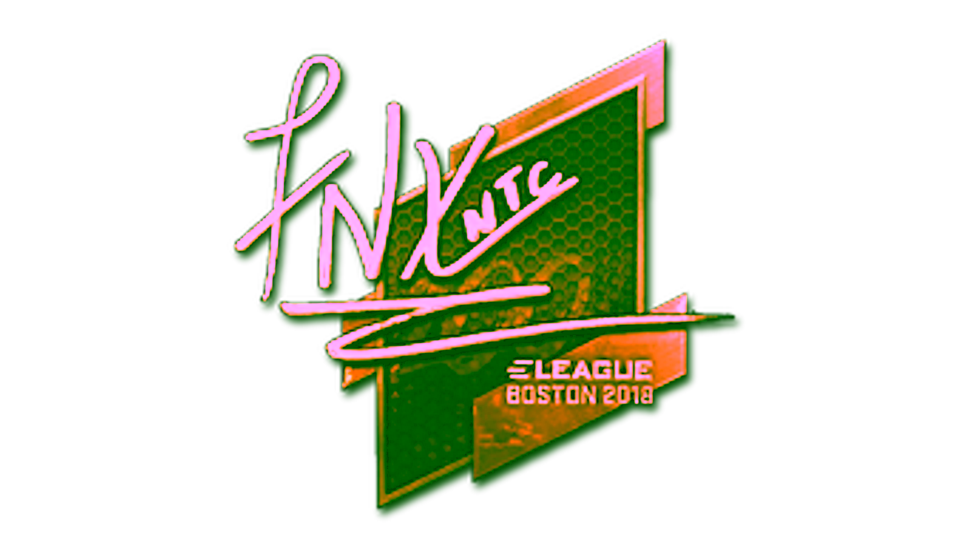 Display for Sticker | fnx (Gold) | Boston 2018