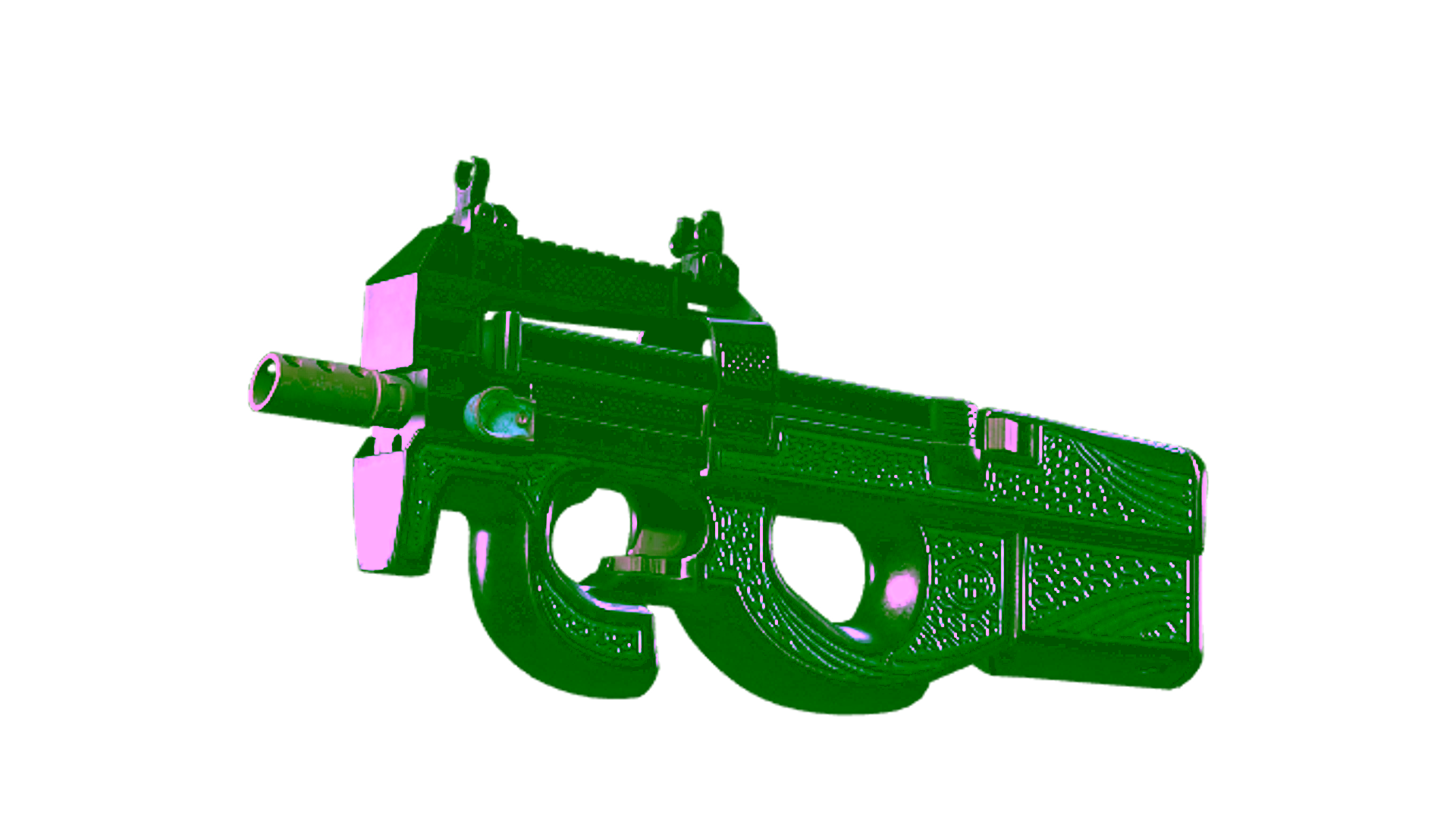 Display for StatTrak™ P90 | Traction (Battle-Scarred)