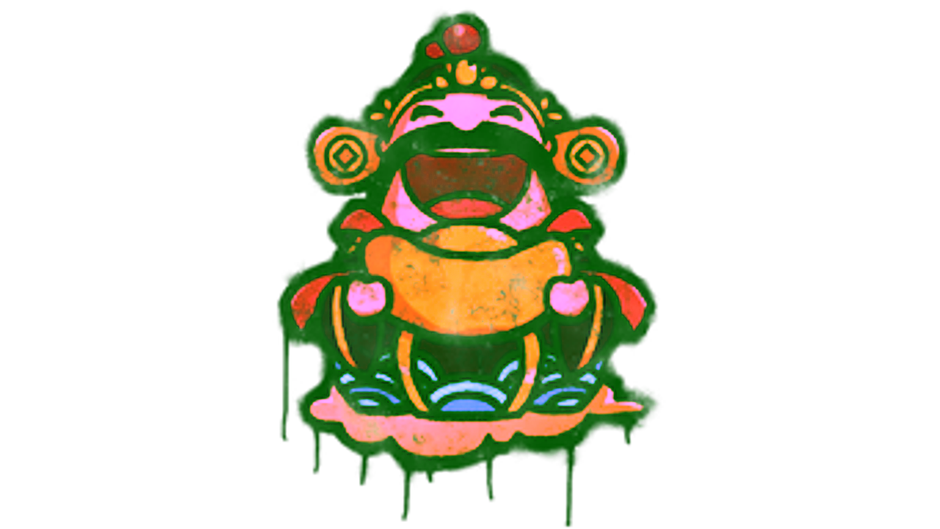 Display for Sealed Graffiti | God of Fortune