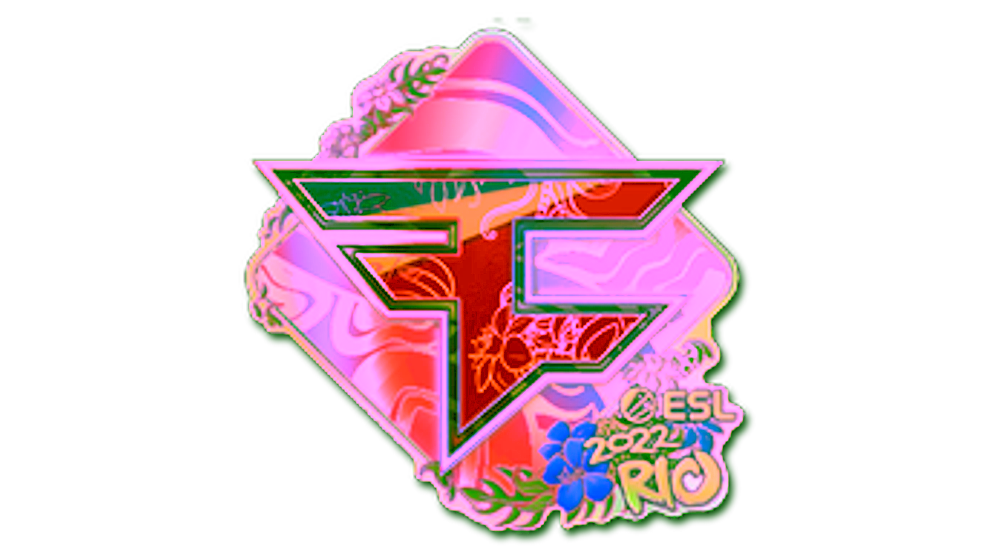 Display for Sticker | FaZe Clan (Holo) | Rio 2022