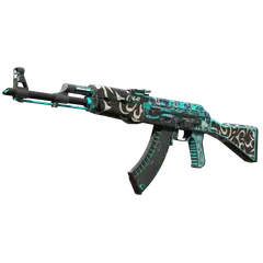 StatTrak™ AK-47 | Frontside Misty (Battle-Scarred)