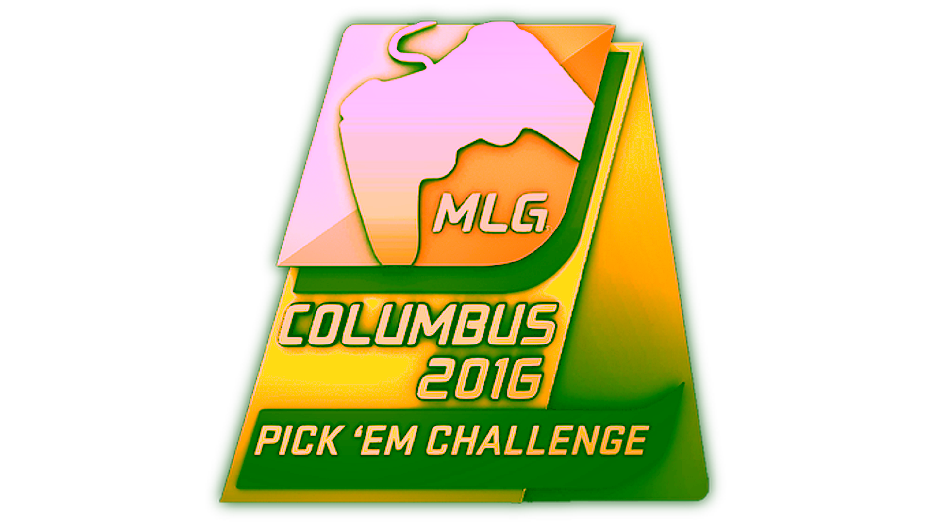 Display for Gold Columbus 2016 Pick'Em Trophy