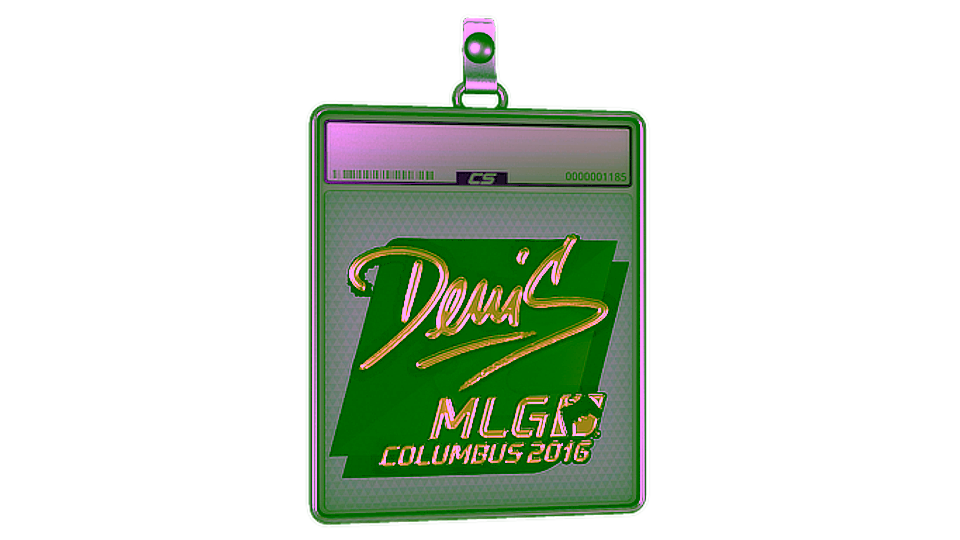 Visar för Sticker Slab | denis (Gold) | MLG Columbus 2016