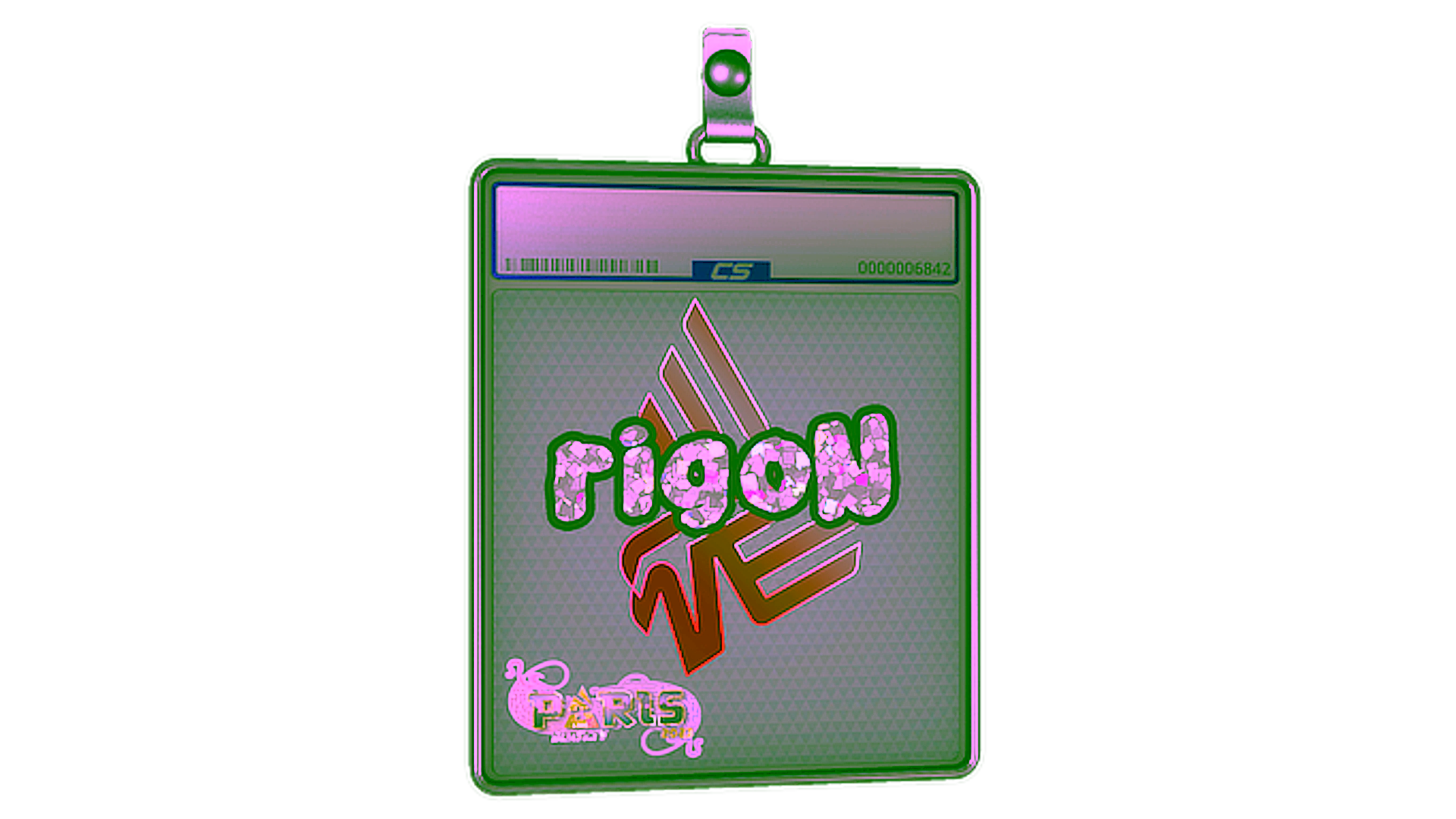 Wyświetl dla Sticker Slab | rigoN (Glitter) | Paris 2023