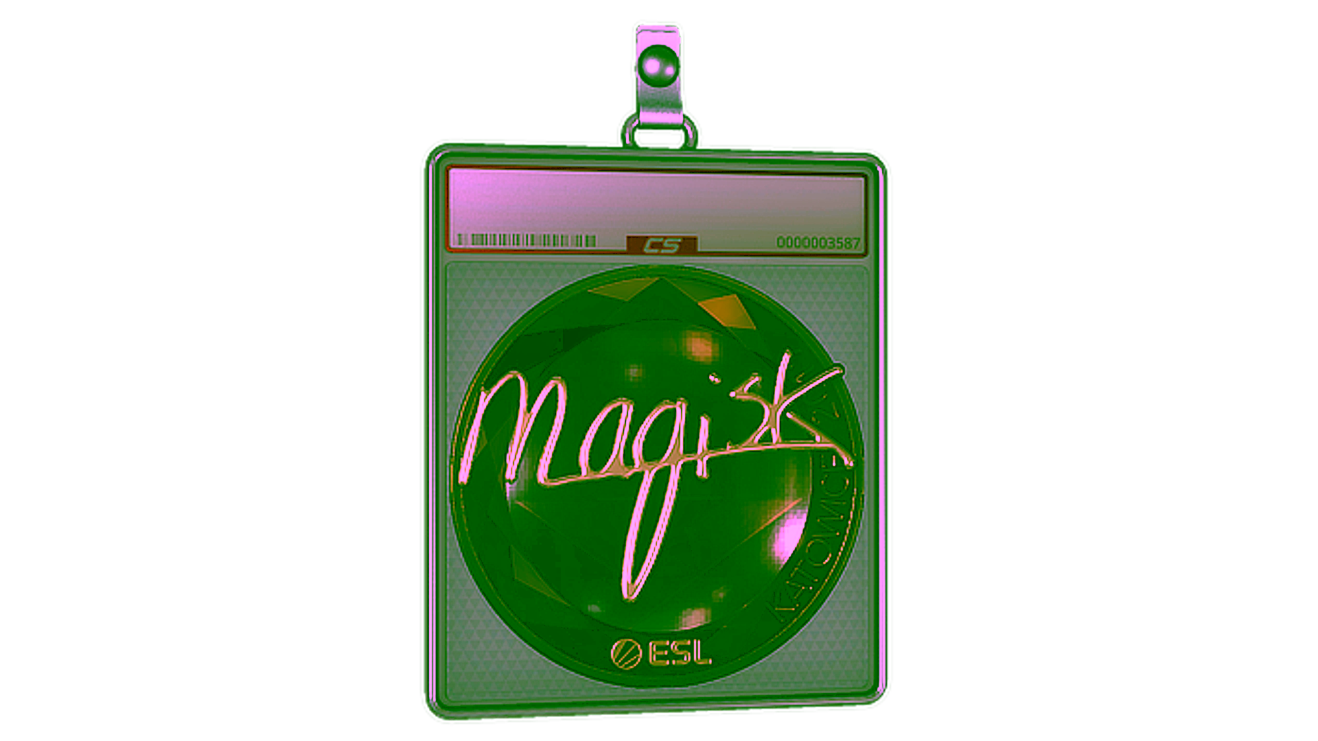 Display for Sticker Slab | Magisk (Gold) | Katowice 2019