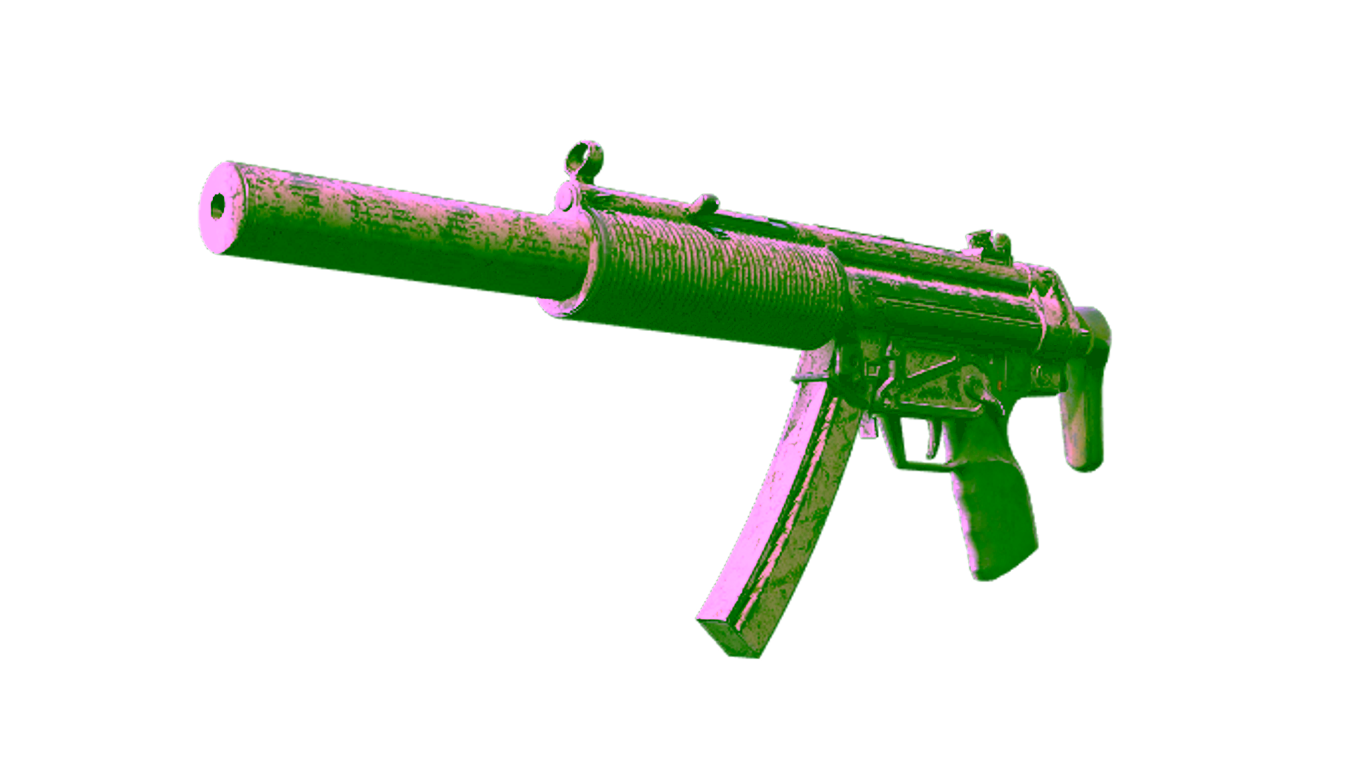 Display for Souvenir MP5-SD | Bamboo Garden (Battle-Scarred)