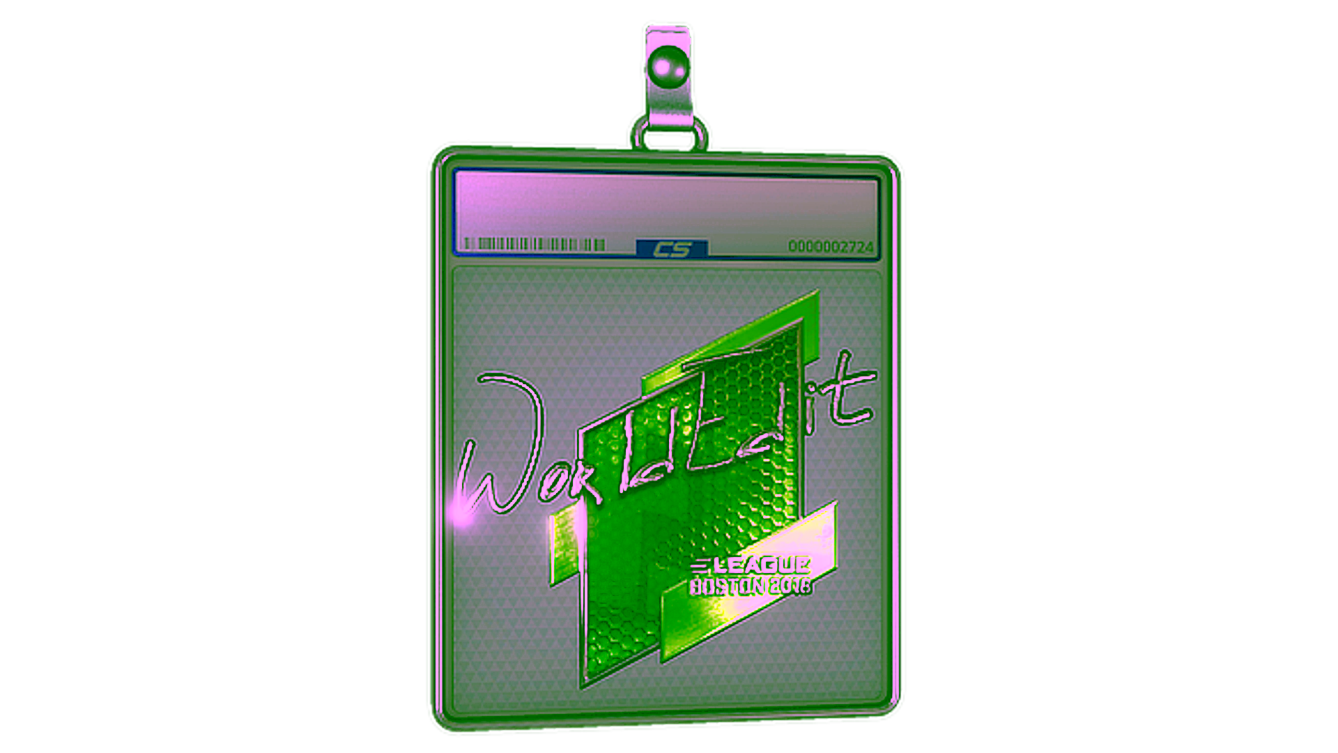 Display for Sticker Slab | WorldEdit (Foil) | Boston 2018