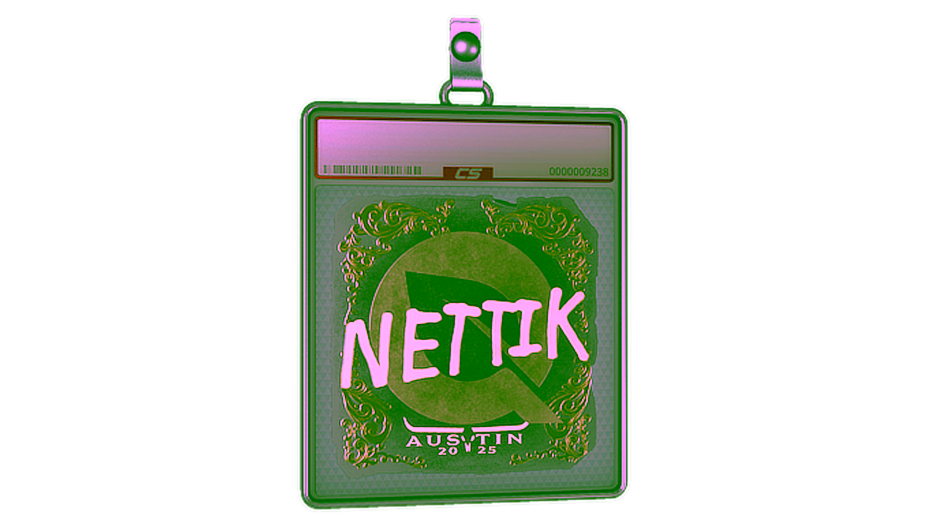 Display for Sticker Slab | nettik (Gold) | Austin 2025