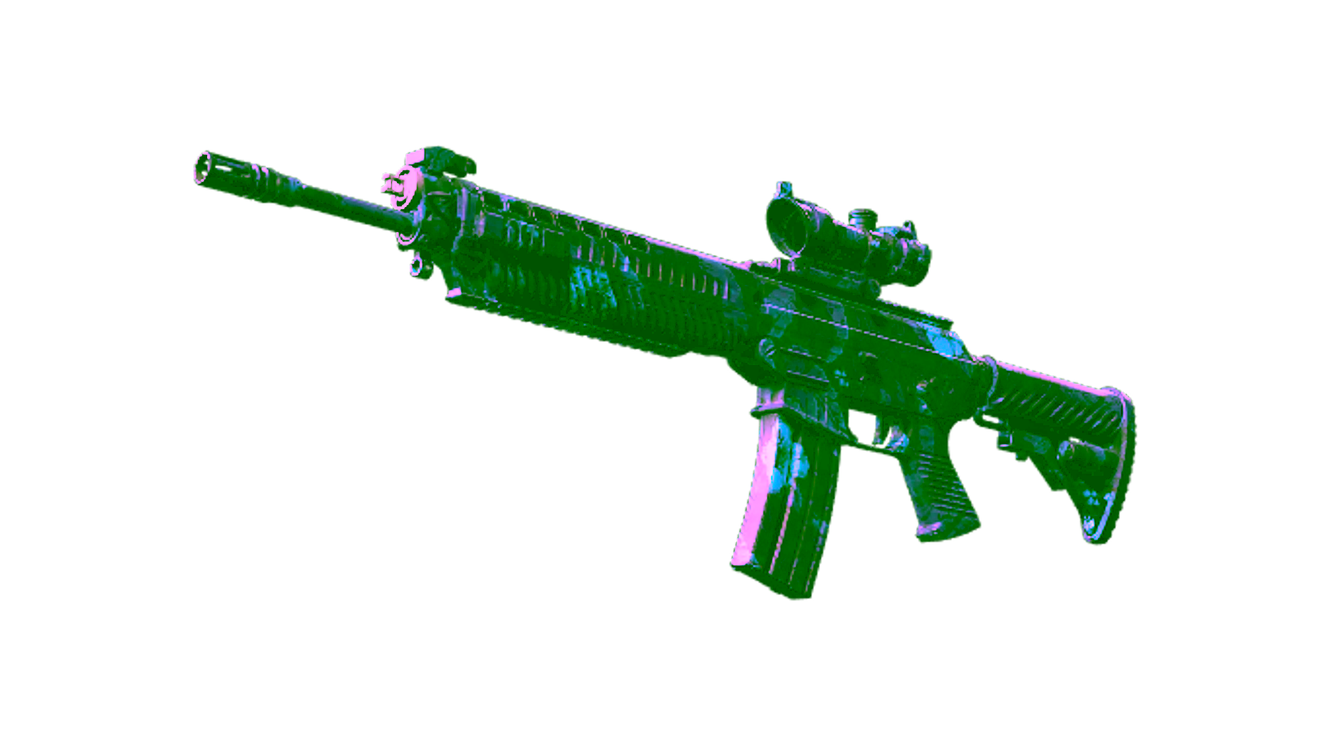 عرض لـ StatTrak™ SG 553 | Aloha (Minimal Wear)