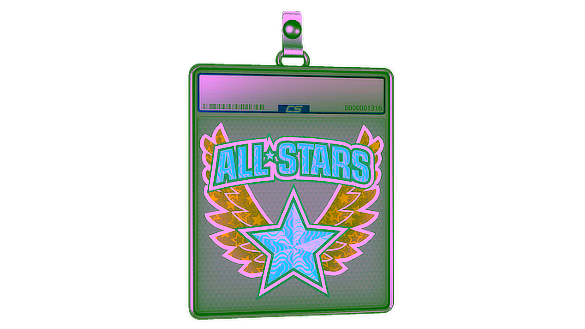 Affichage pour Sticker Slab | All-Stars Blue (Holo)