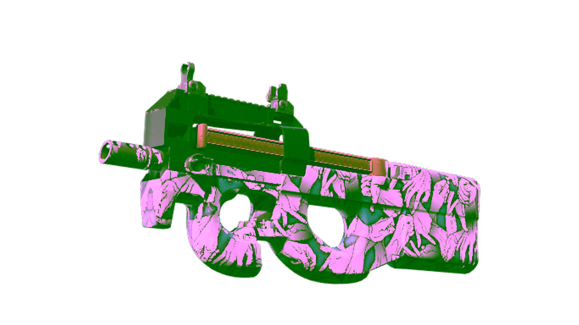 Display for StatTrak™ P90 | Death Grip (Minimal Wear)