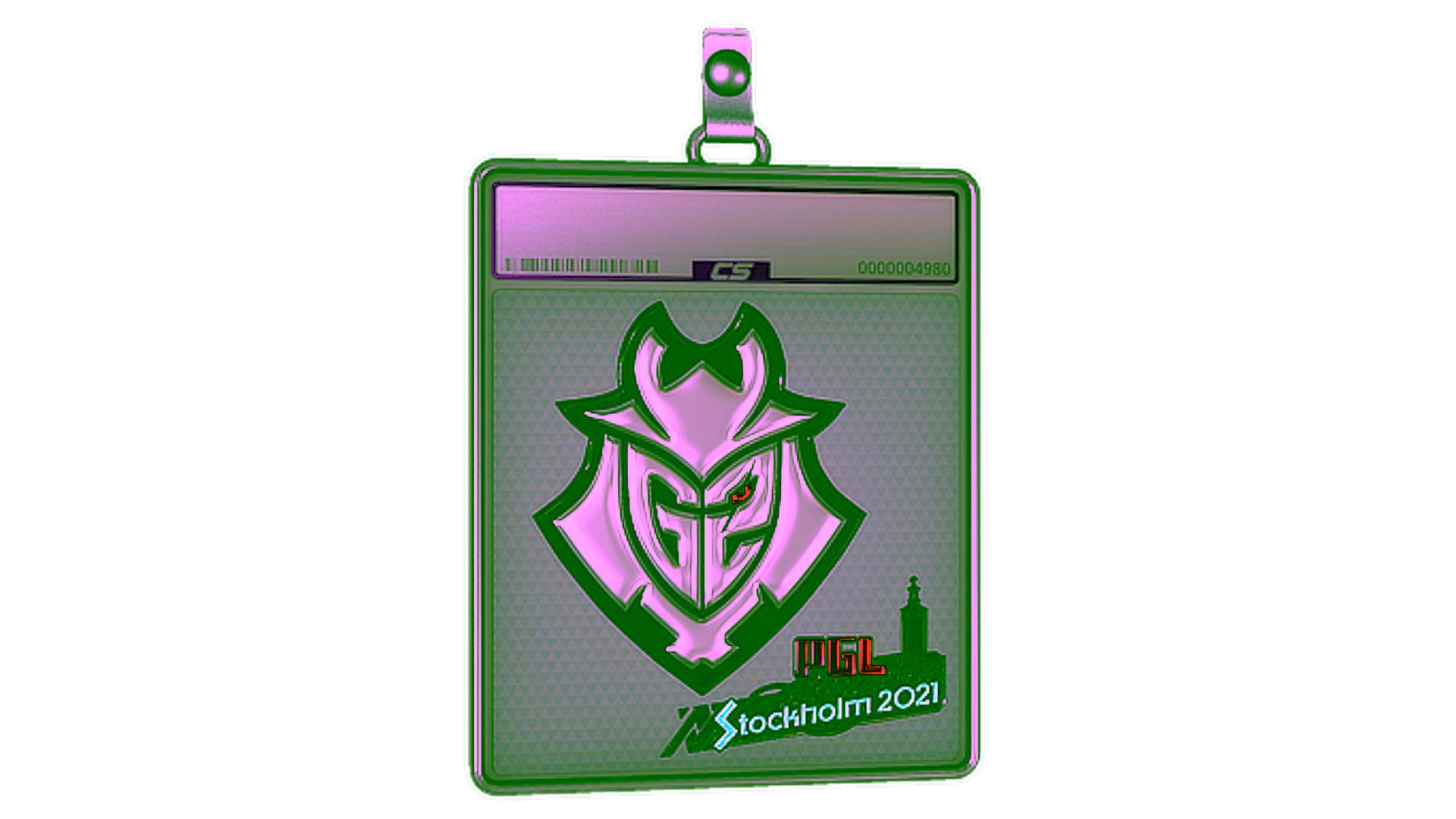Display for Sticker Slab | G2 Esports (Foil) | Stockholm 2021