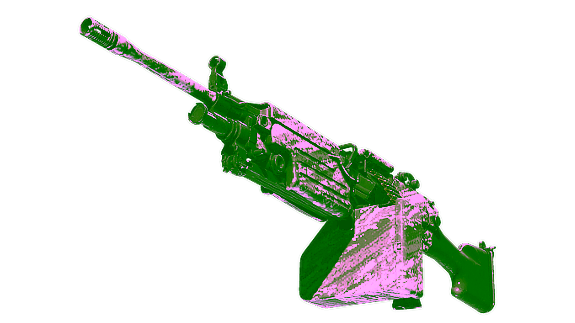 Display for Souvenir M249 | Sleet (Well-Worn)