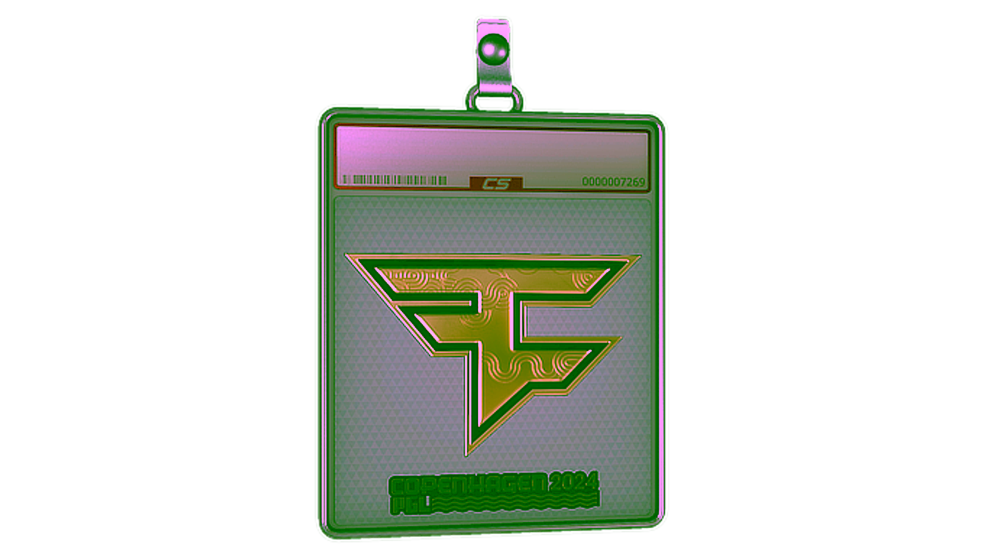 Display for Sticker Slab | FaZe Clan (Gold) | Copenhagen 2024