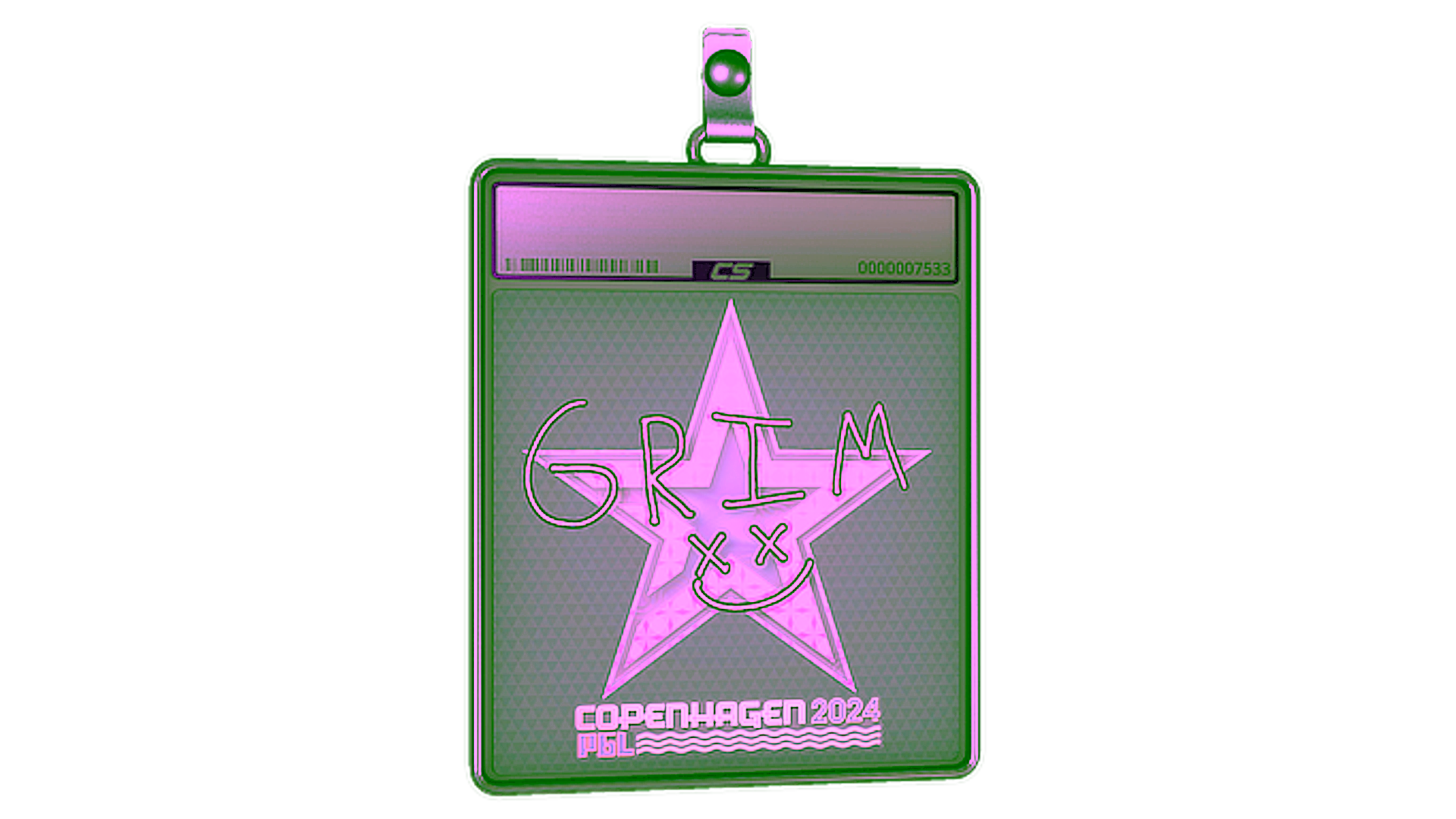 Display for Sticker Slab | Grim (Holo) | Copenhagen 2024