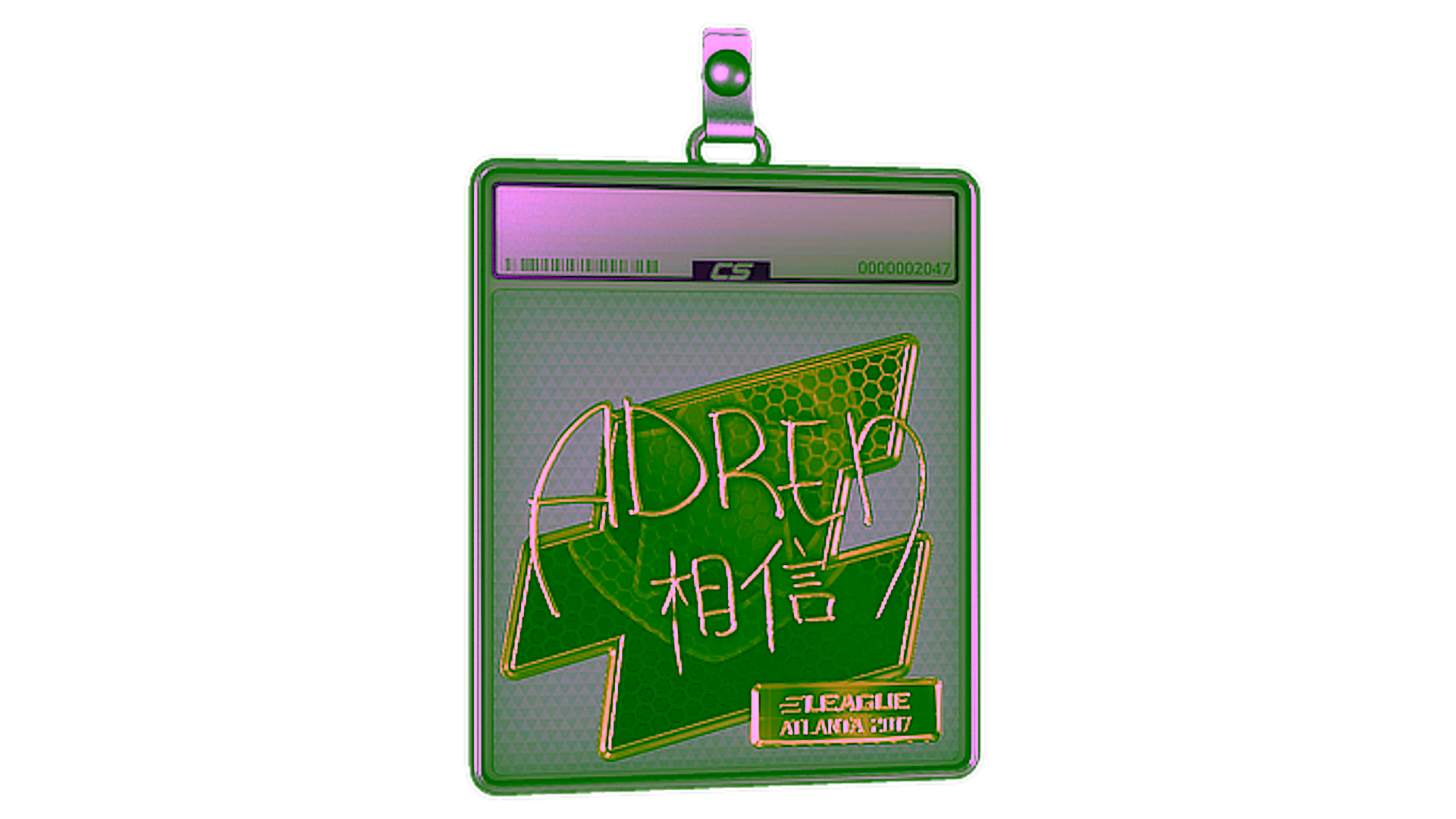 Visar för Sticker Slab | AdreN (Gold) | Atlanta 2017