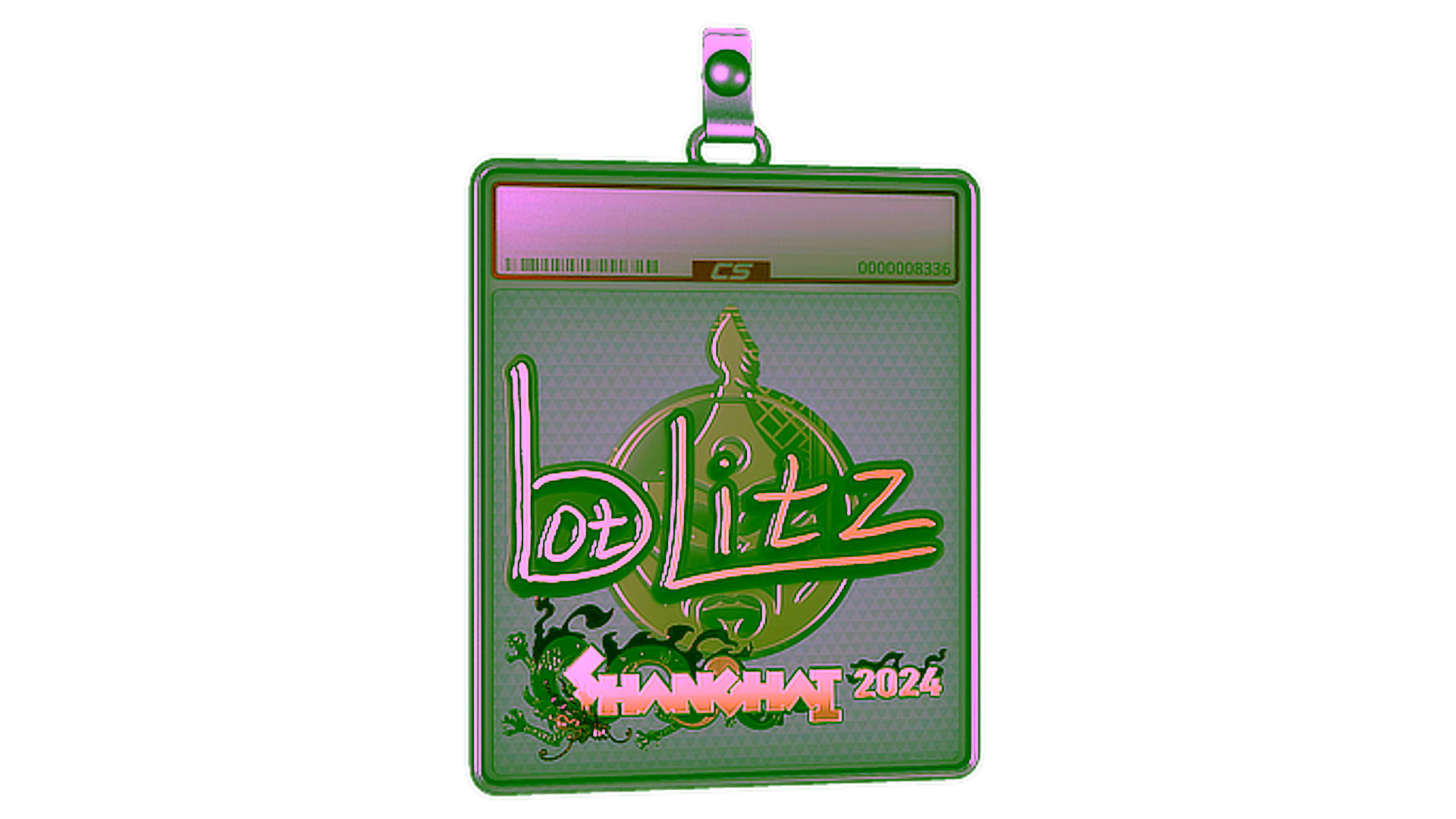 عرض لـ Sticker Slab | bLitz (Gold) | Shanghai 2024