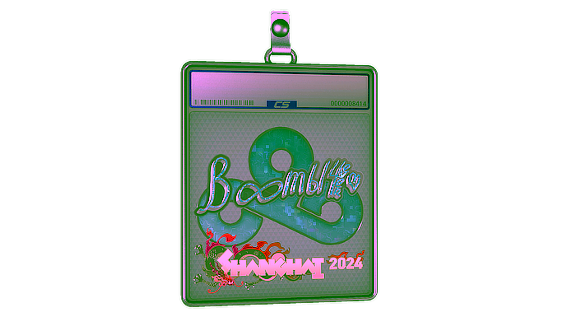 Anzeige für Sticker Slab | Boombl4 (Glitter) | Shanghai 2024