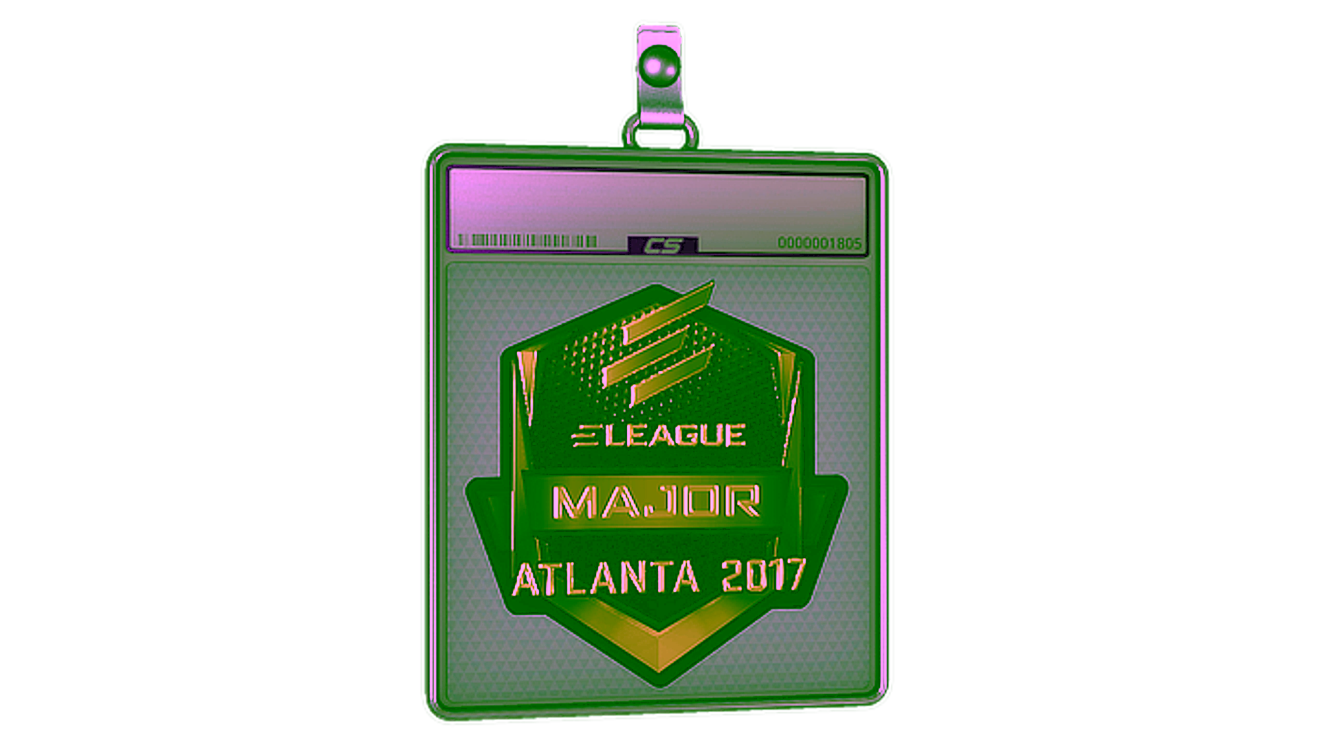 Display for Sticker Slab | ELEAGUE (Gold) | Atlanta 2017
