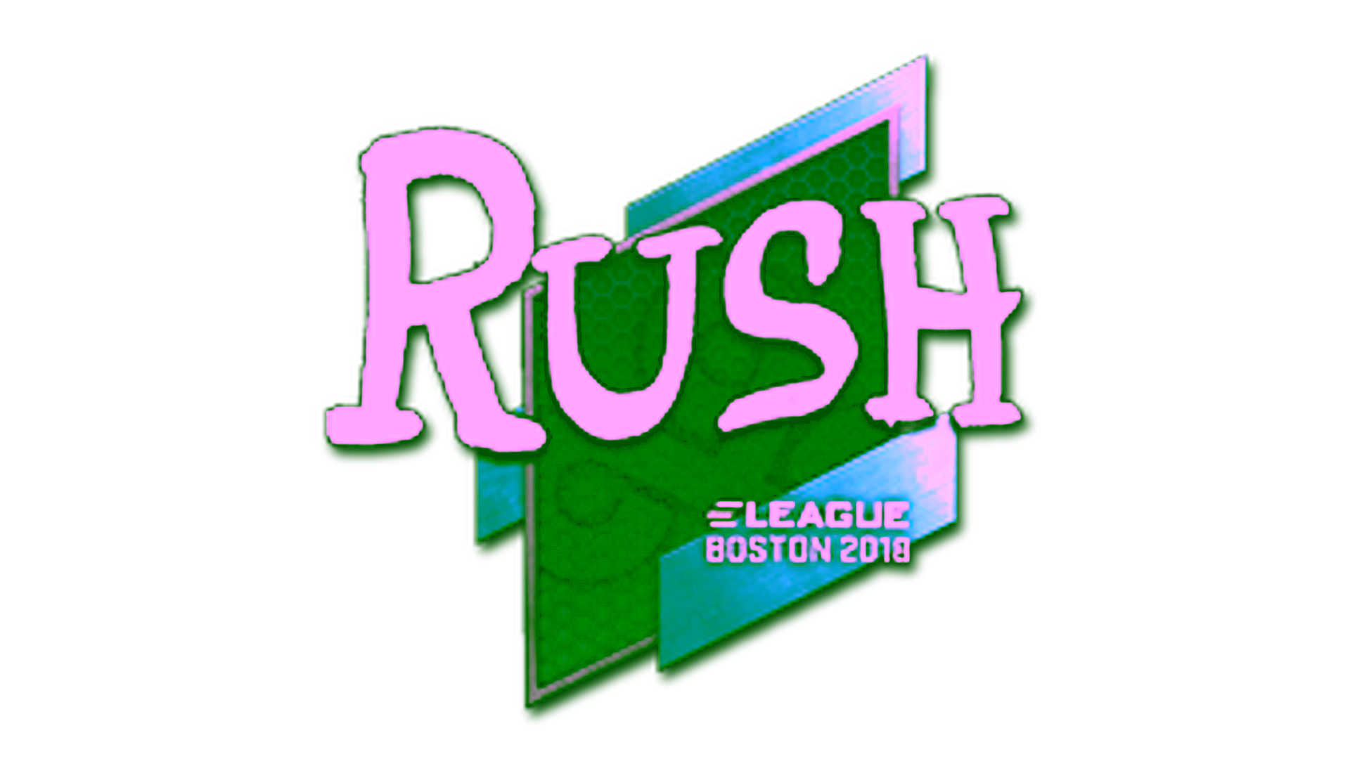 Display for Sticker | RUSH | Boston 2018