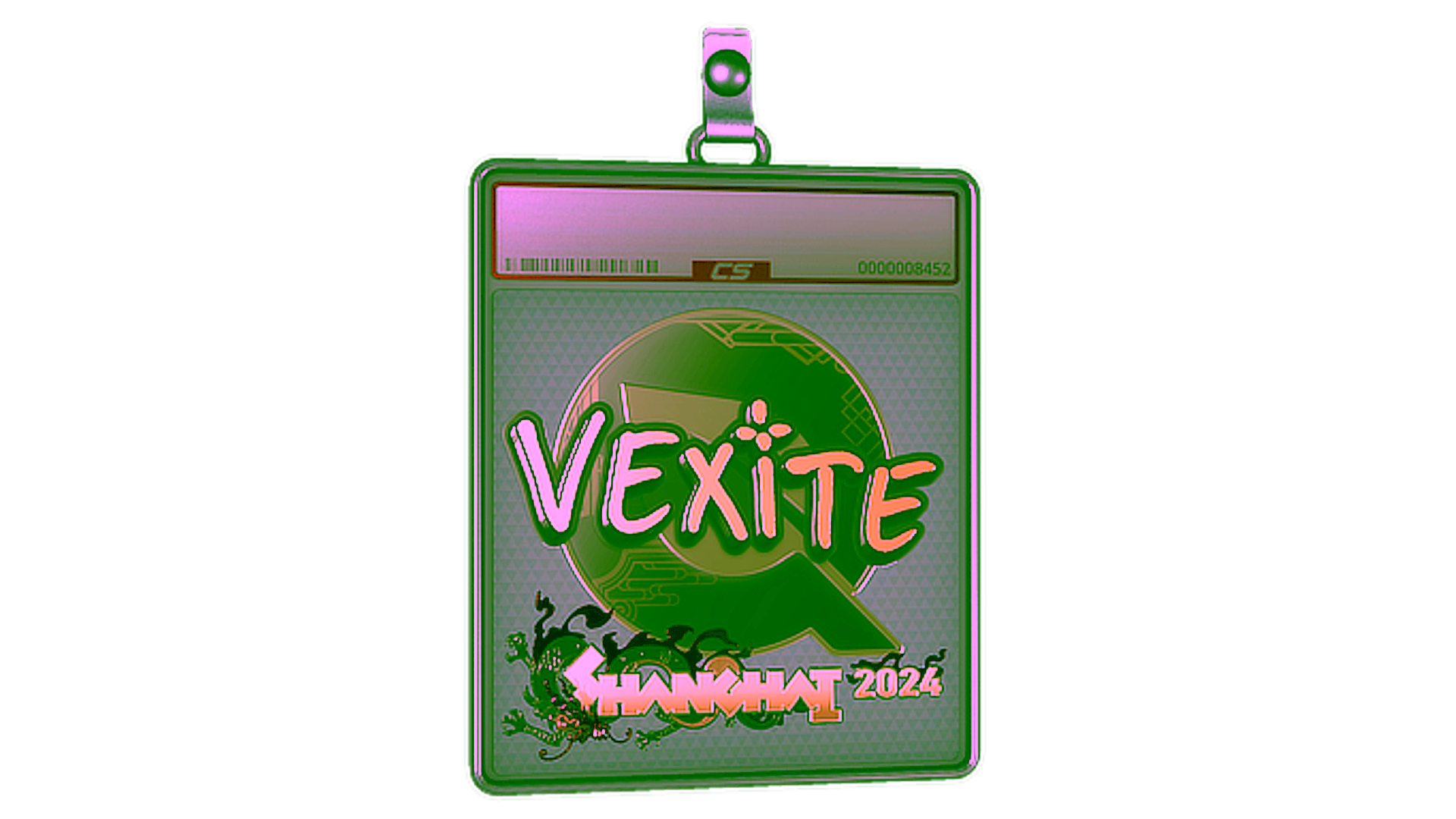 Visar för Sticker Slab | vexite (Gold) | Shanghai 2024