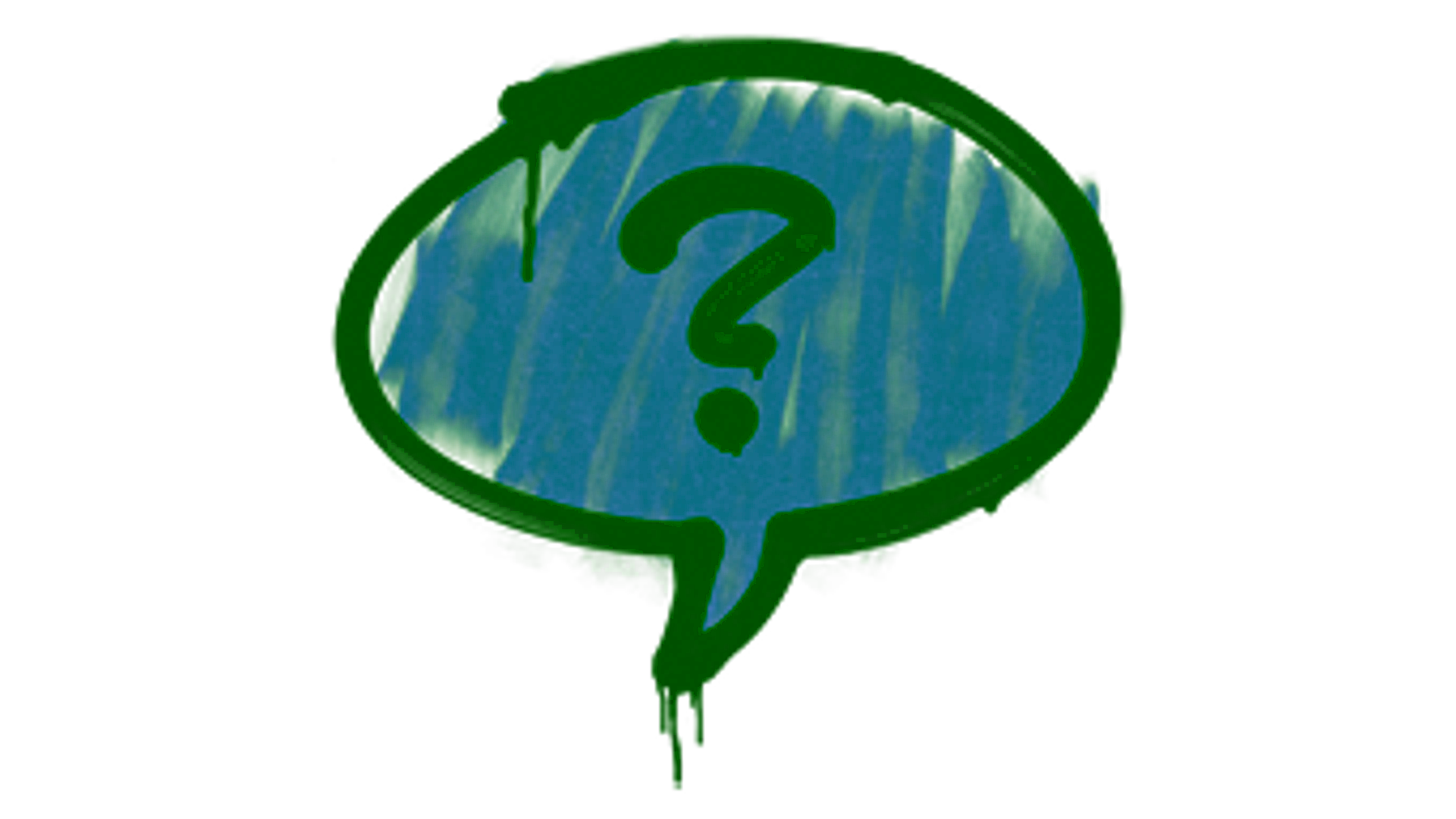 Mostrar para Sealed Graffiti | Question Mark (SWAT Blue)