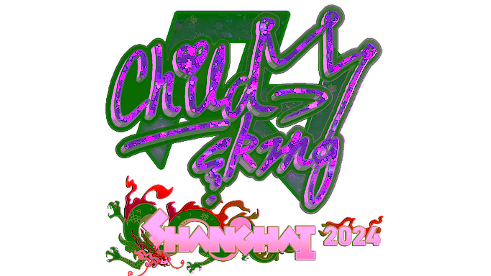 Mostrar para Sticker | ChildKing (Glitter) | Shanghai 2024