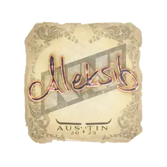 Sticker Aleksib Austin 2025