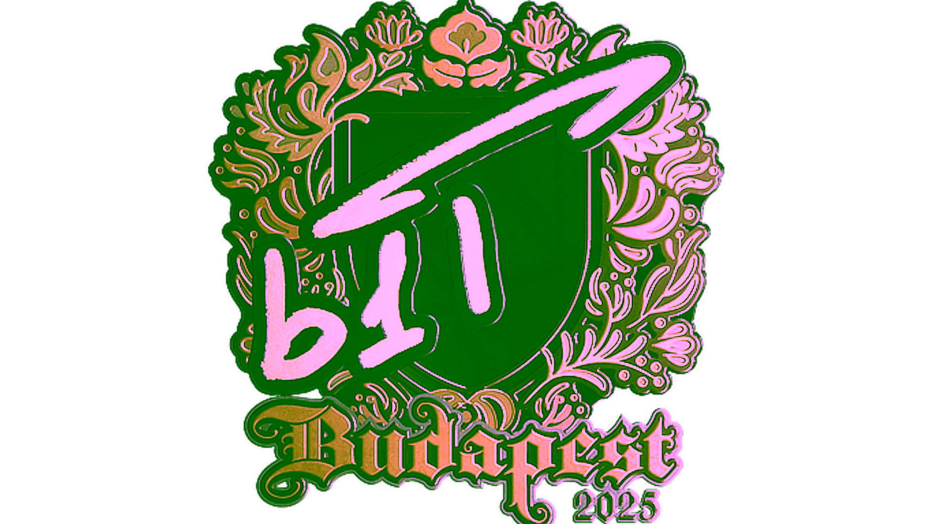 Display for Sticker | b1t (Gold) | Budapest 2025